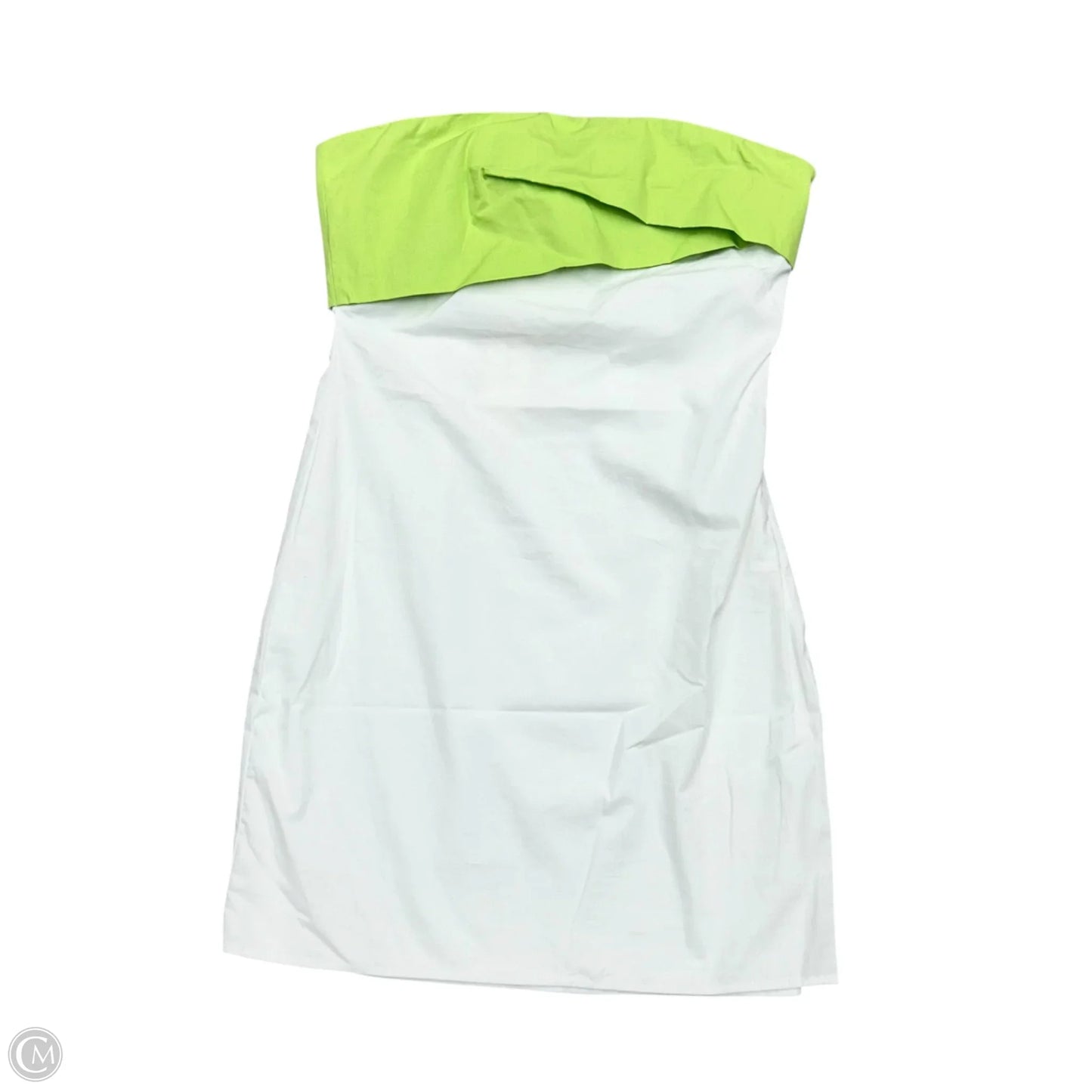 Dress Party Short By Flat White In Green & White, Size: Xs