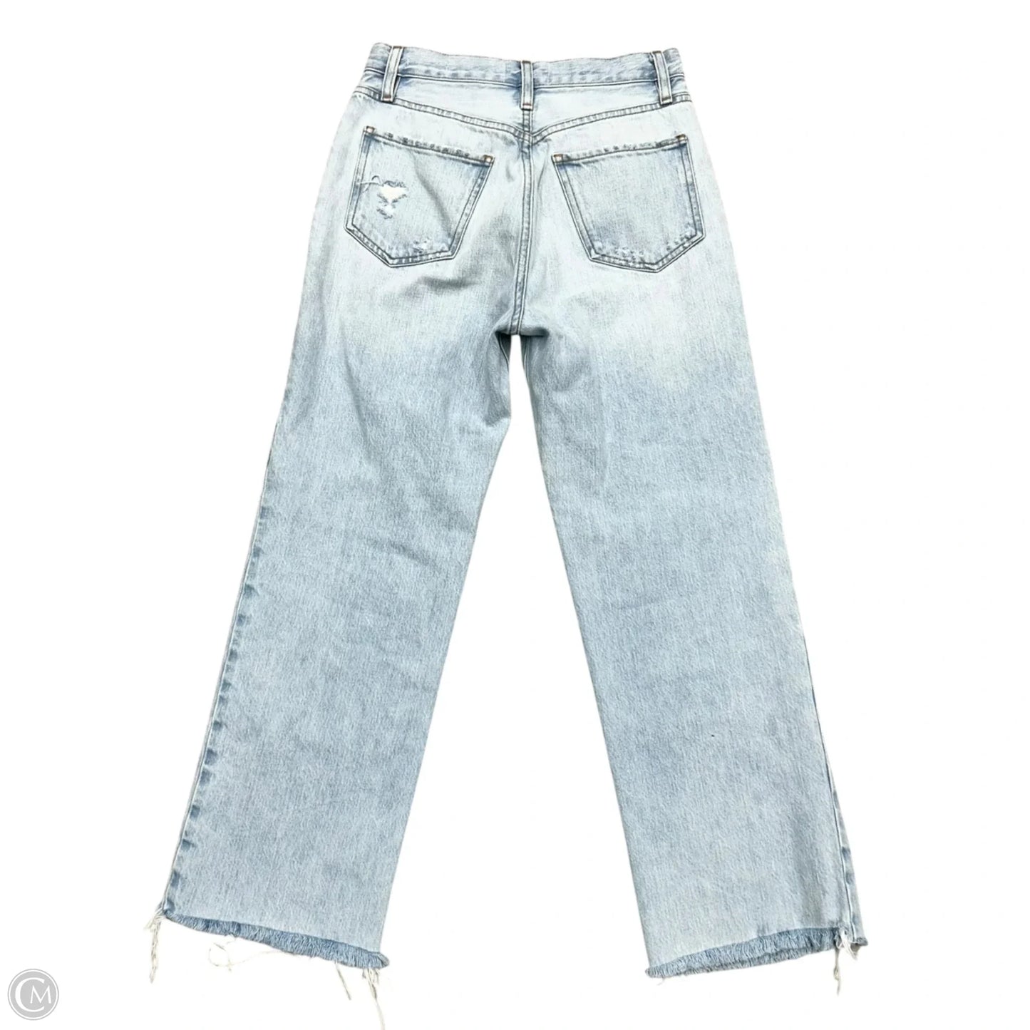 Jeans Wide Leg By Frame In Blue Denim, Size: 2
