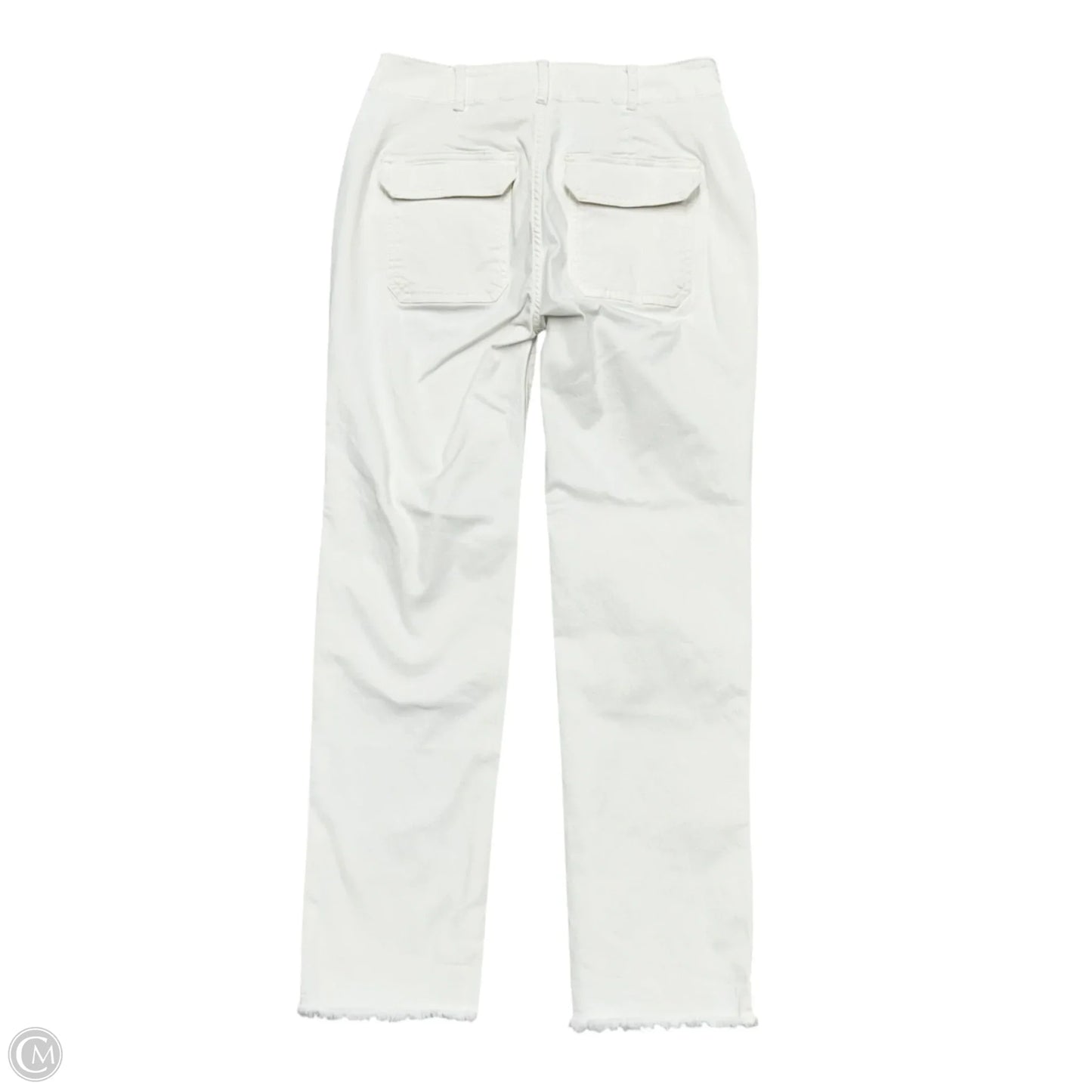 Jeans Straight By Pilcro In White Denim, Size: 2