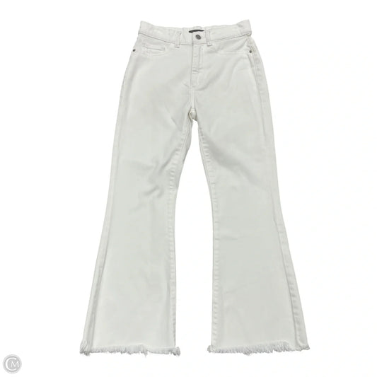 Jeans Cropped By Dl1961 In White Denim, Size: 2