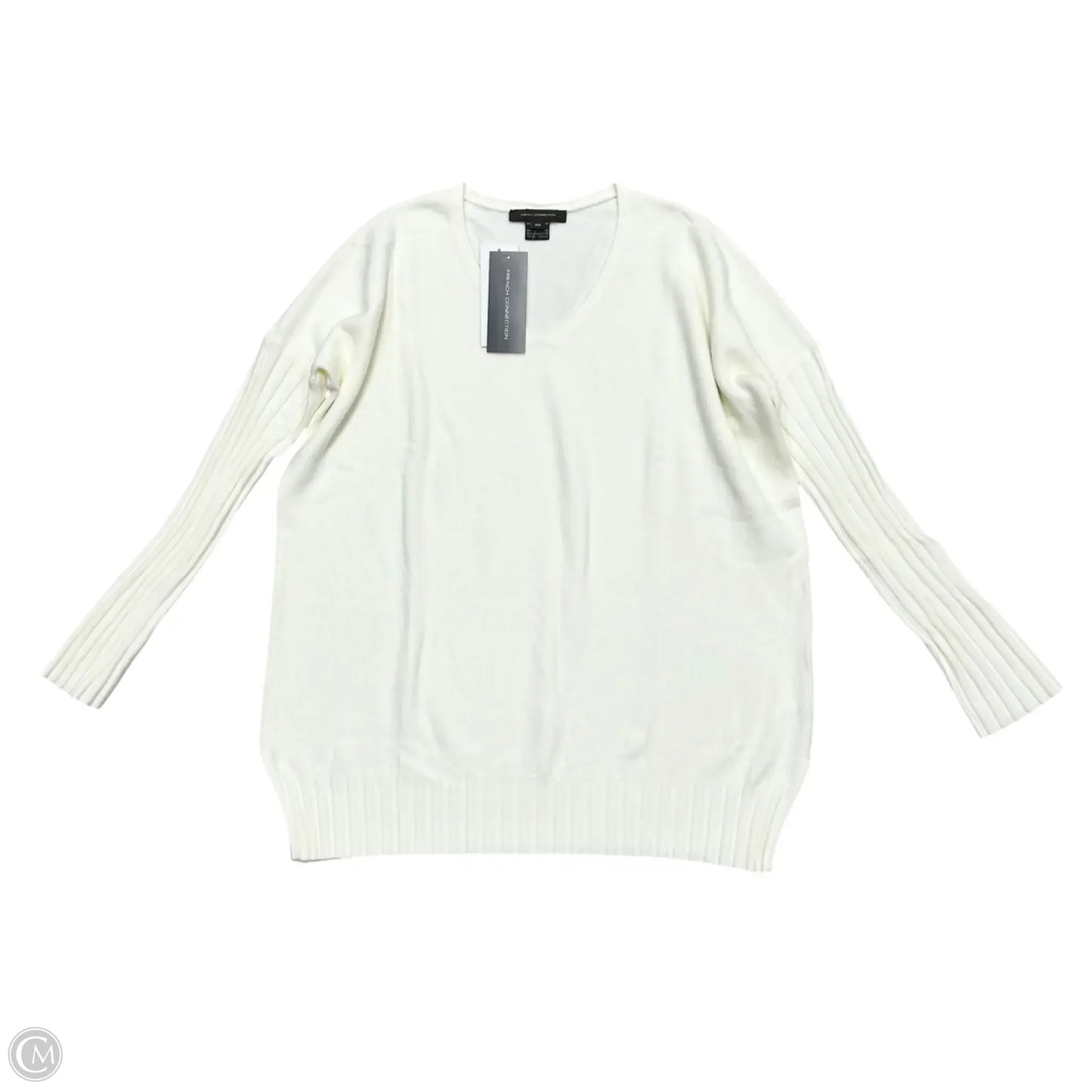 Sweater By French Connection In Ivory, Size: Xs