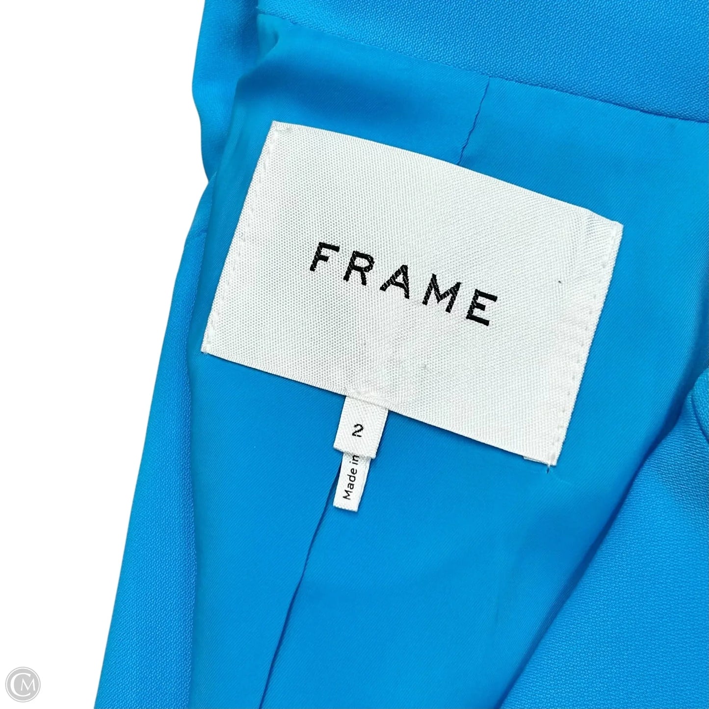 Blazer By Frame In Blue, Size: Xs