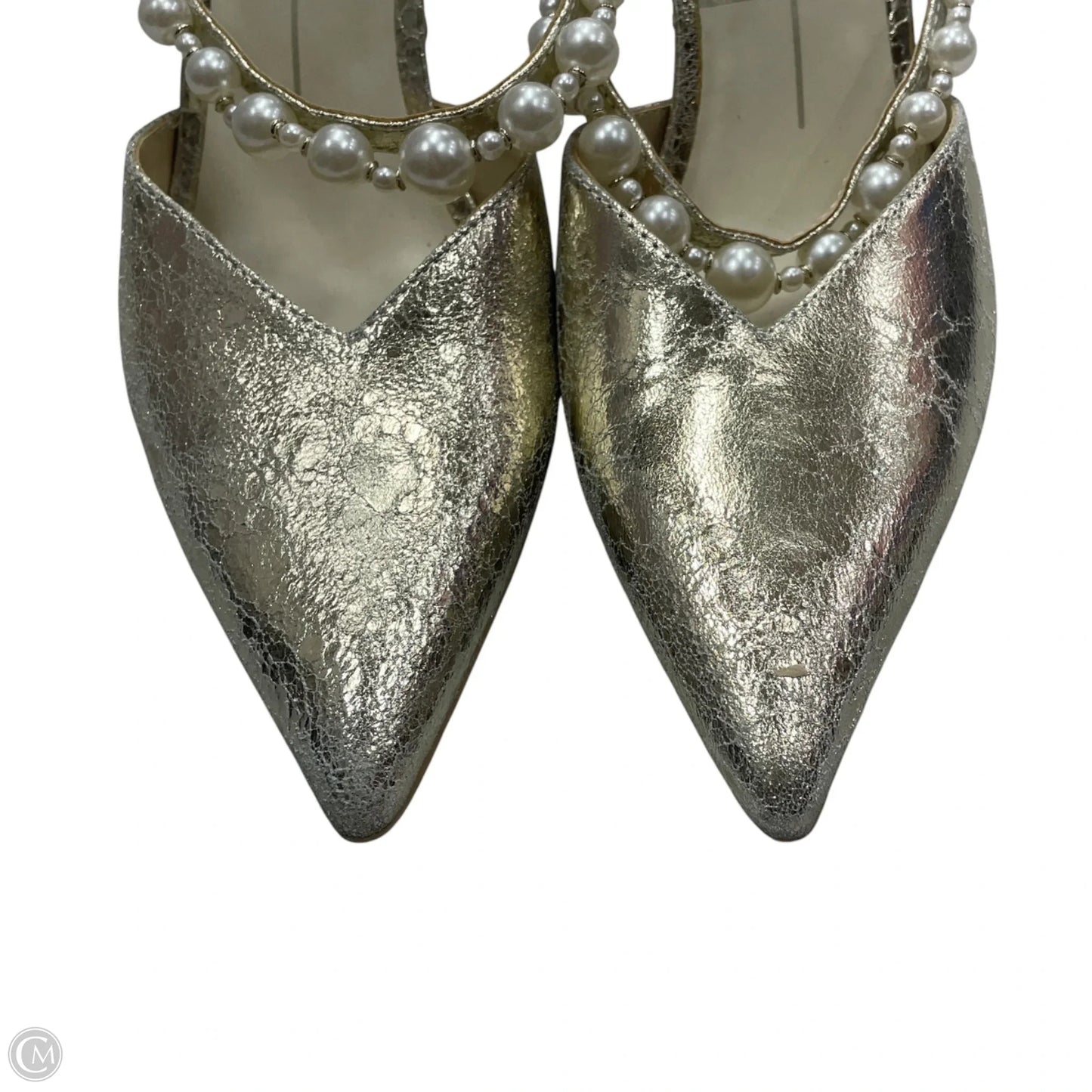 Shoes Heels Kitten By Dolce Vita In Gold, Size: 7