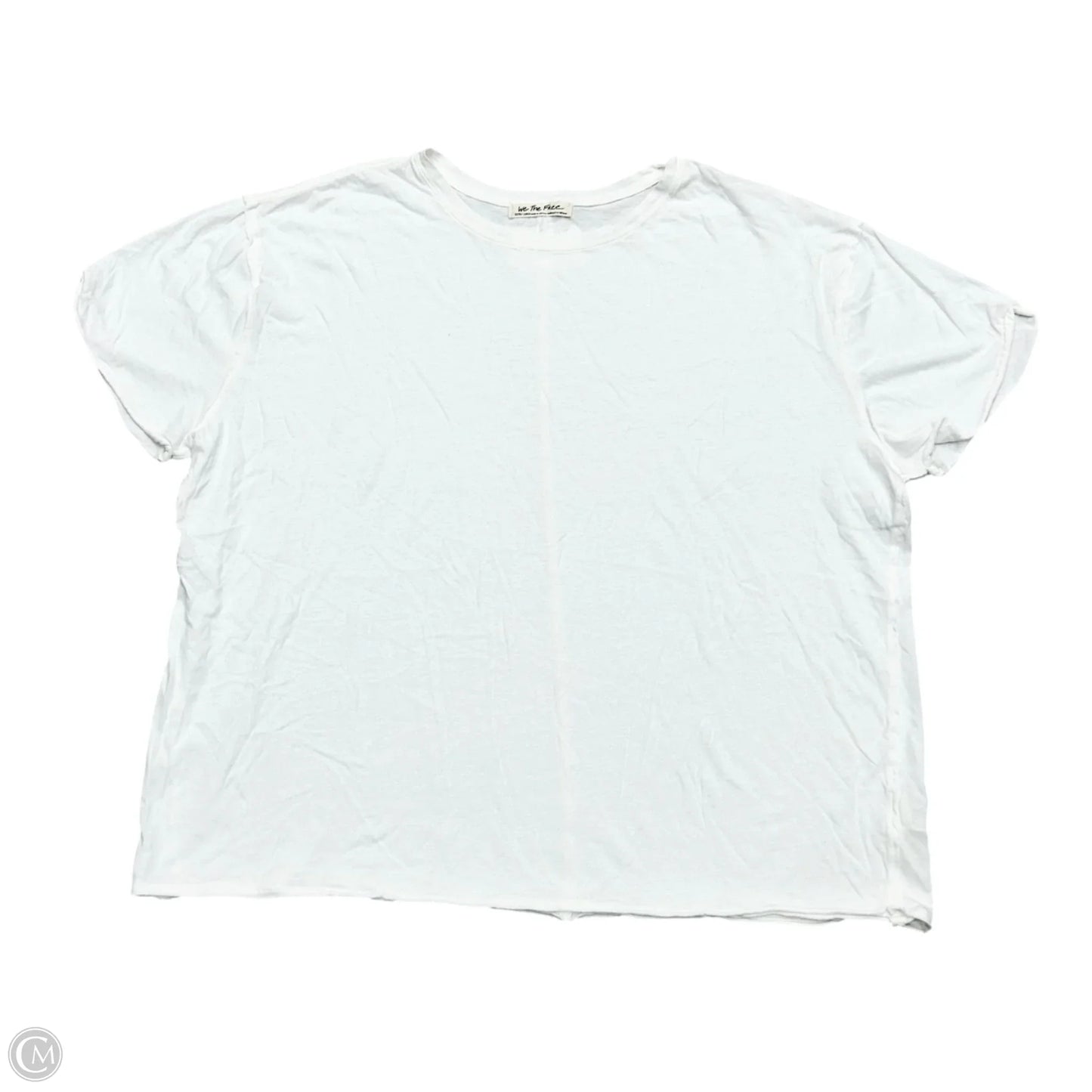 Top Short Sleeve Basic By We The Free In White, Size: Xl