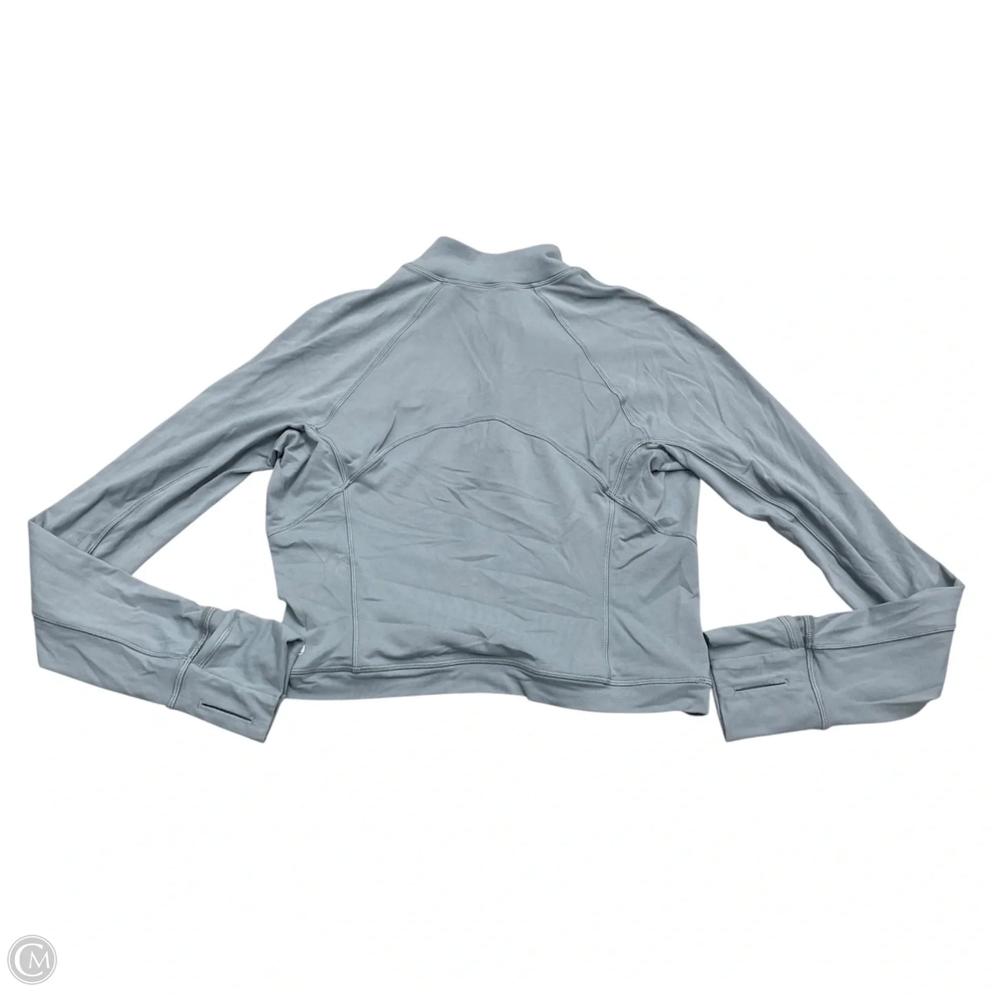 Athletic Jacket By Lululemon In Grey, Size: M