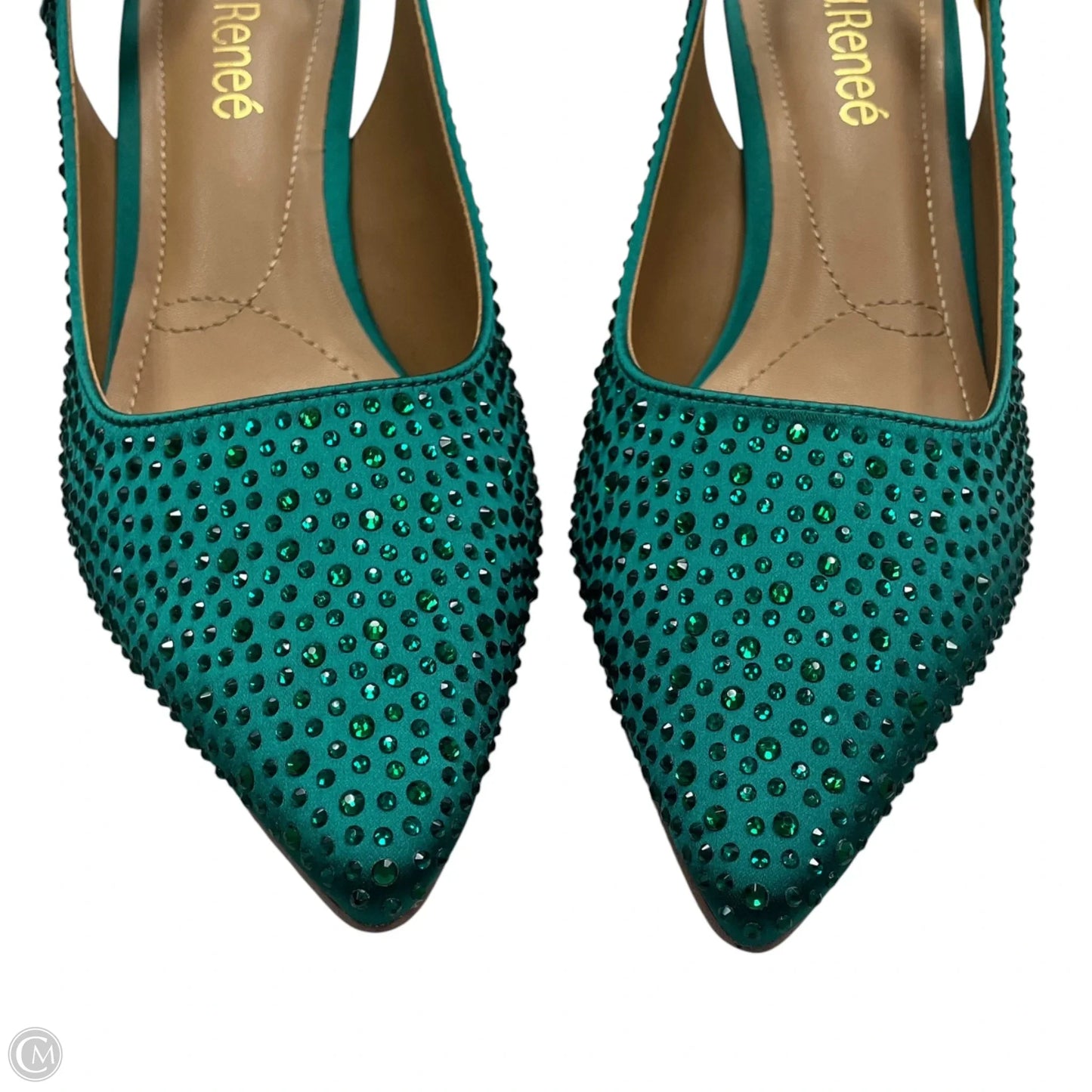 Shoes Heels Kitten By J Renee In Green, Size: 9