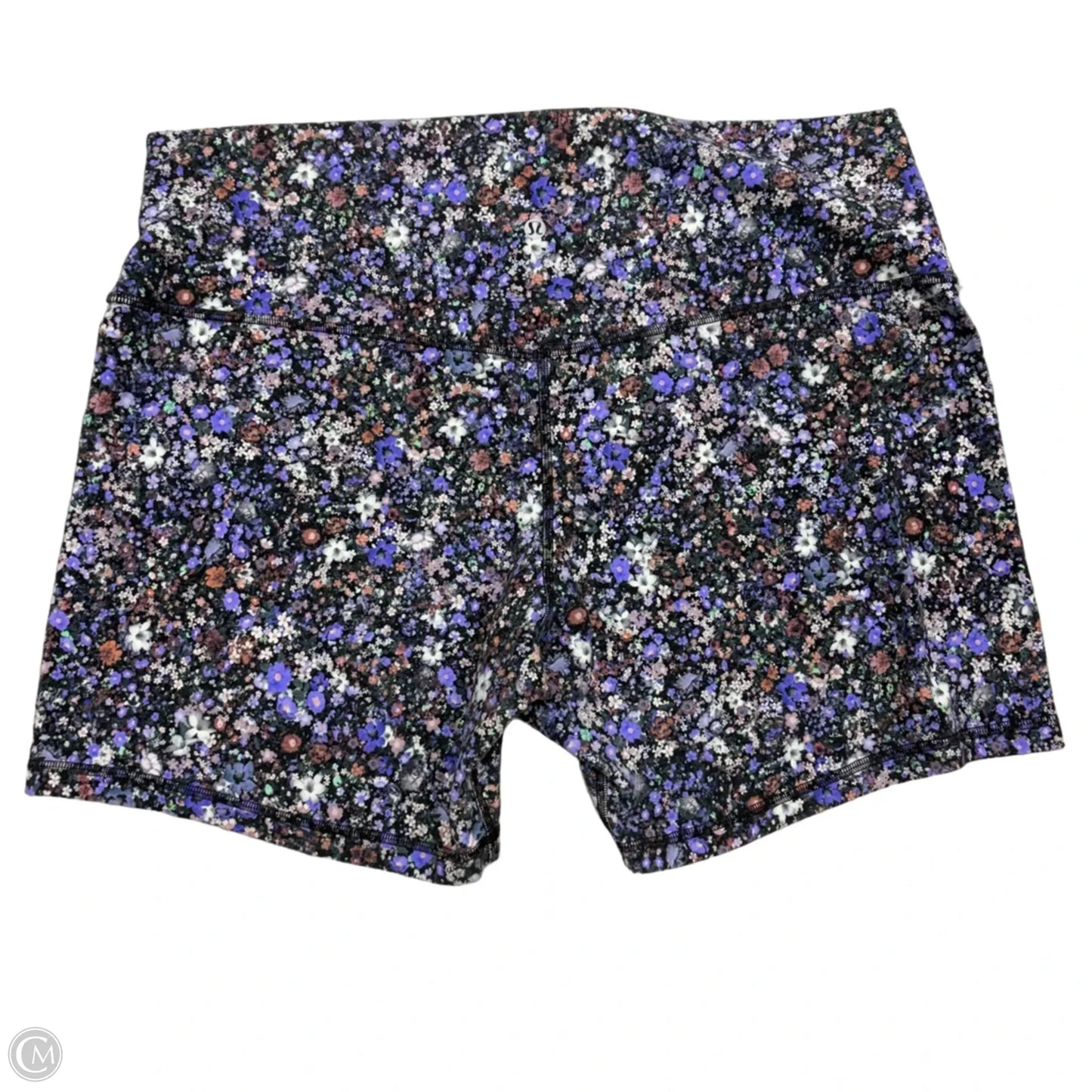 Athletic Shorts By Lululemon In Floral Print, Size: Xxl