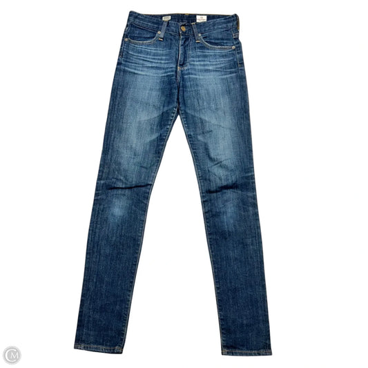 Jeans Skinny By Ag Jeans In Blue Denim, Size: 2