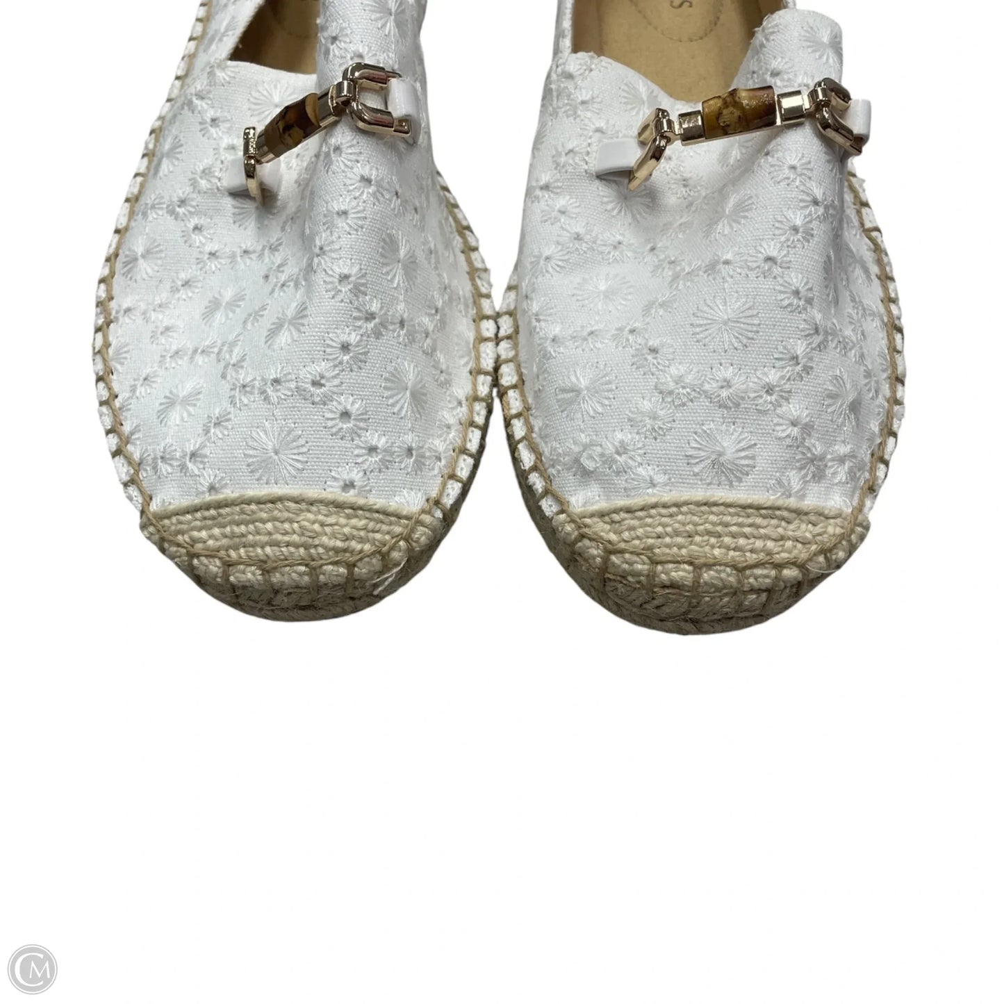 Shoes Flats By Talbots In White, Size: 8.5