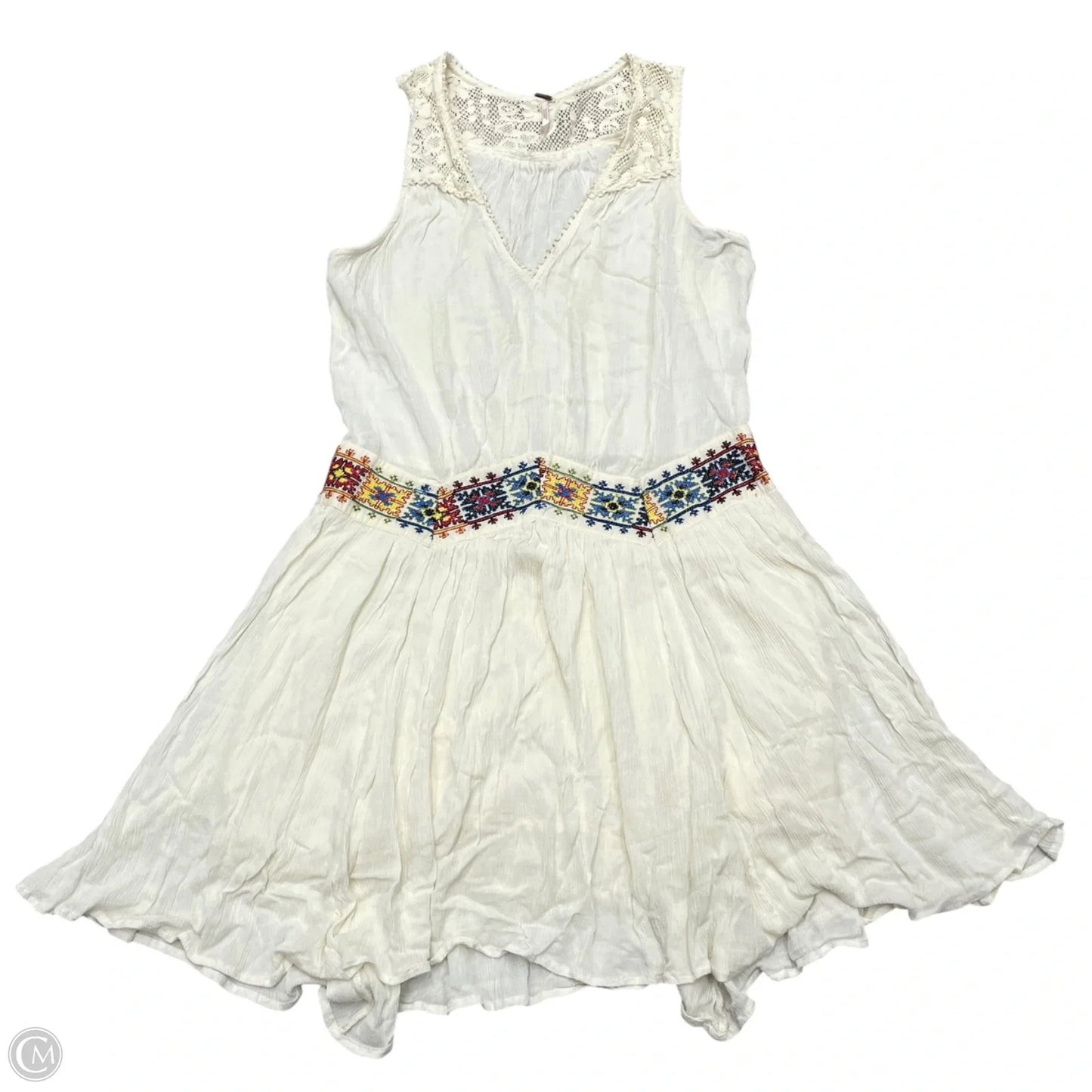 Dress Casual Midi By Free People In Cream, Size: M