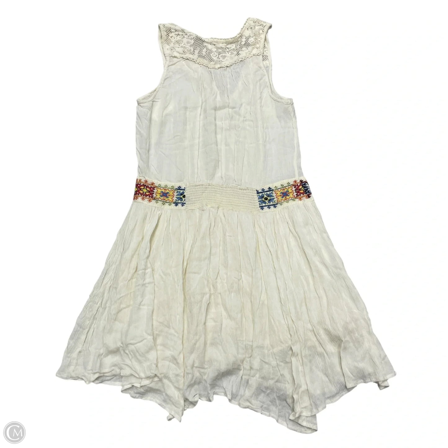 Dress Casual Midi By Free People In Cream, Size: M