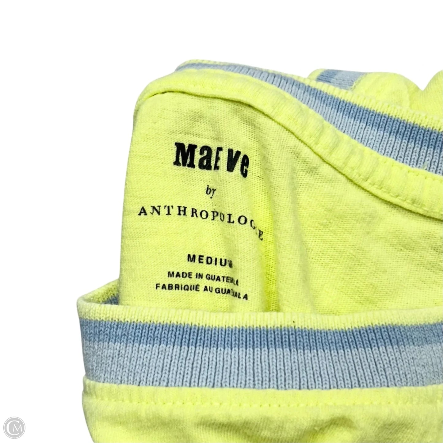 Top Short Sleeve By Maeve In Neon Green, Size: M