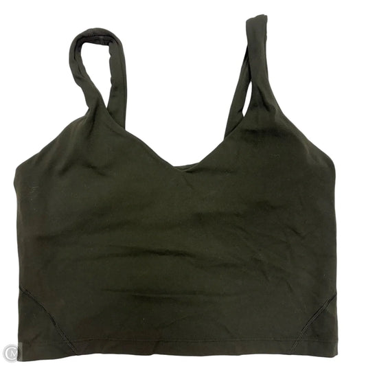 Athletic Bra By Lululemon In Green, Size: M