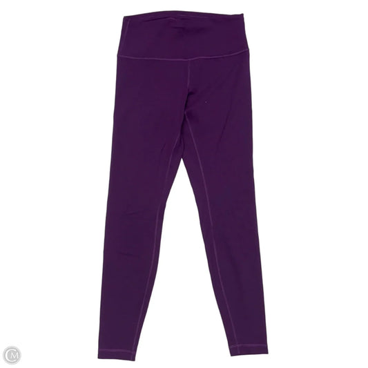 Athletic Leggings By Lululemon In Purple, Size: M