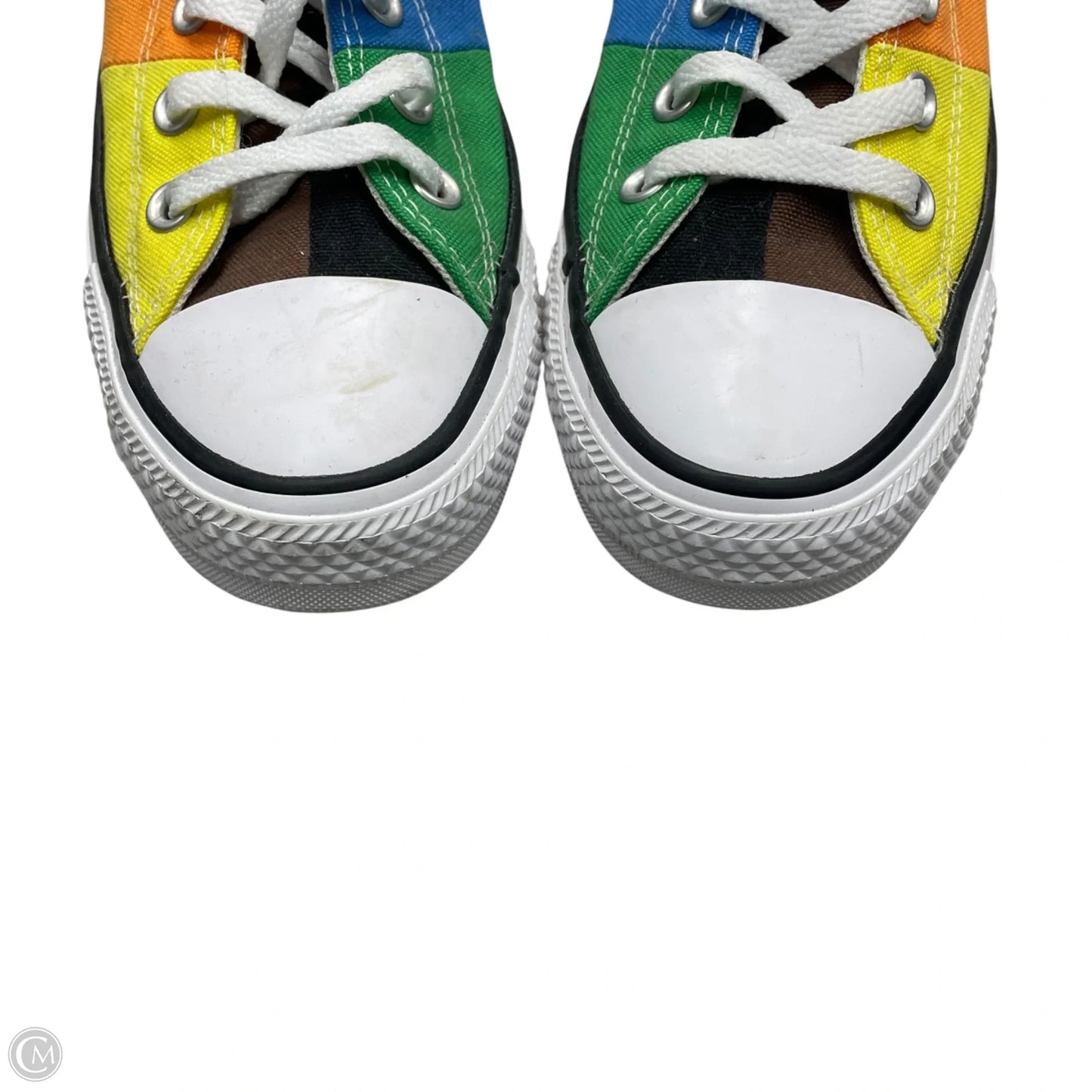 Shoes Sneakers By Converse In Rainbow Print, Size: 7