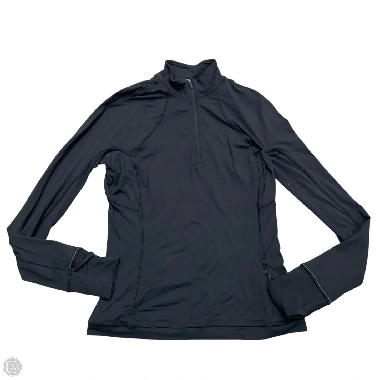 Athletic Jacket By Lululemon In Black, Size: M