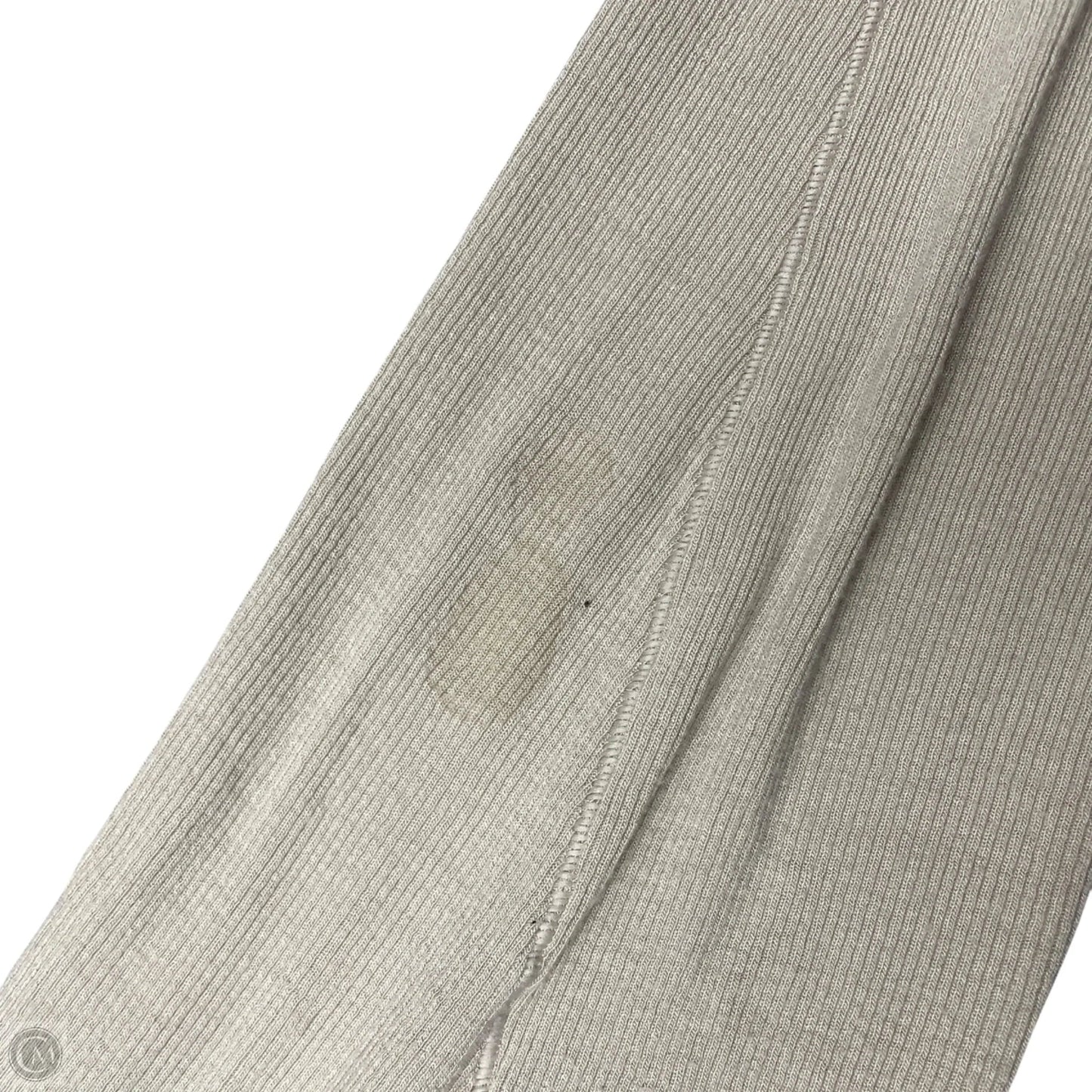 Athletic Top Long Sleeve Collar By Lululemon In Beige, Size: S