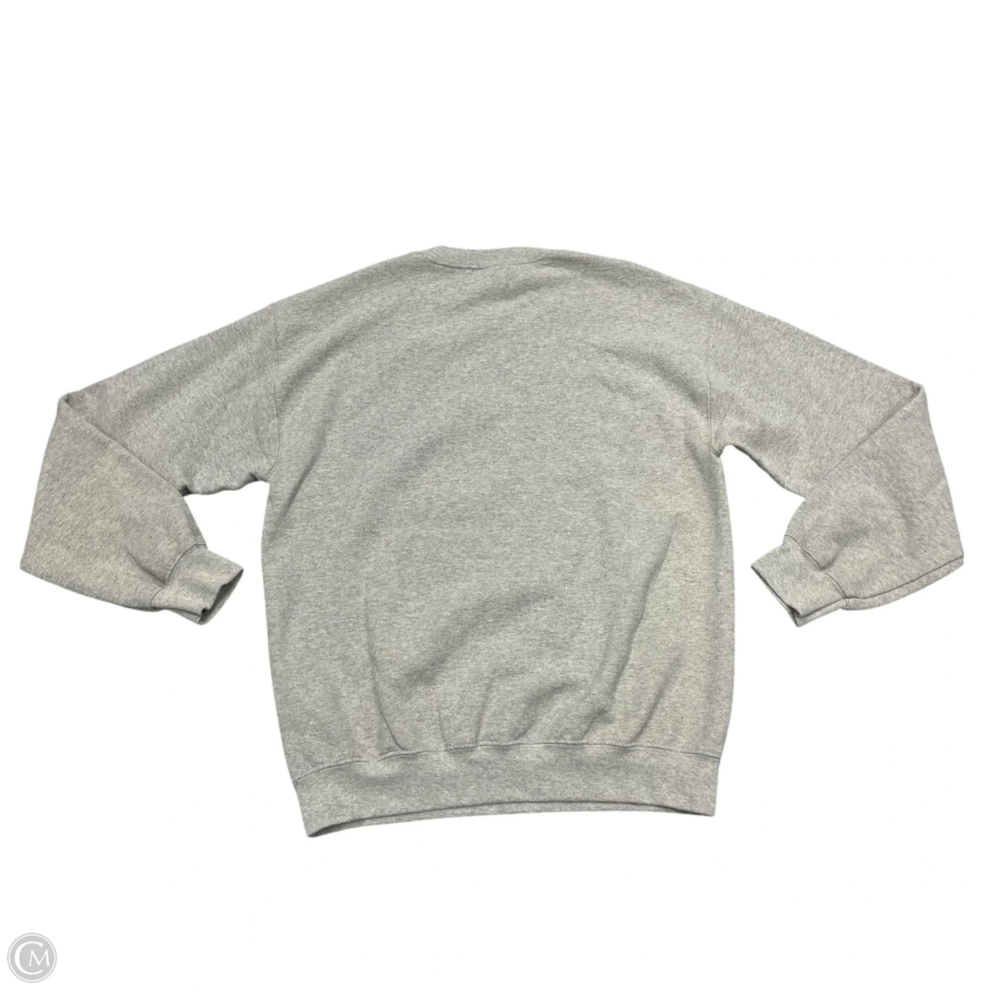 Sweatshirt Crewneck By Anthropologie In Grey & Orange, Size: Xs