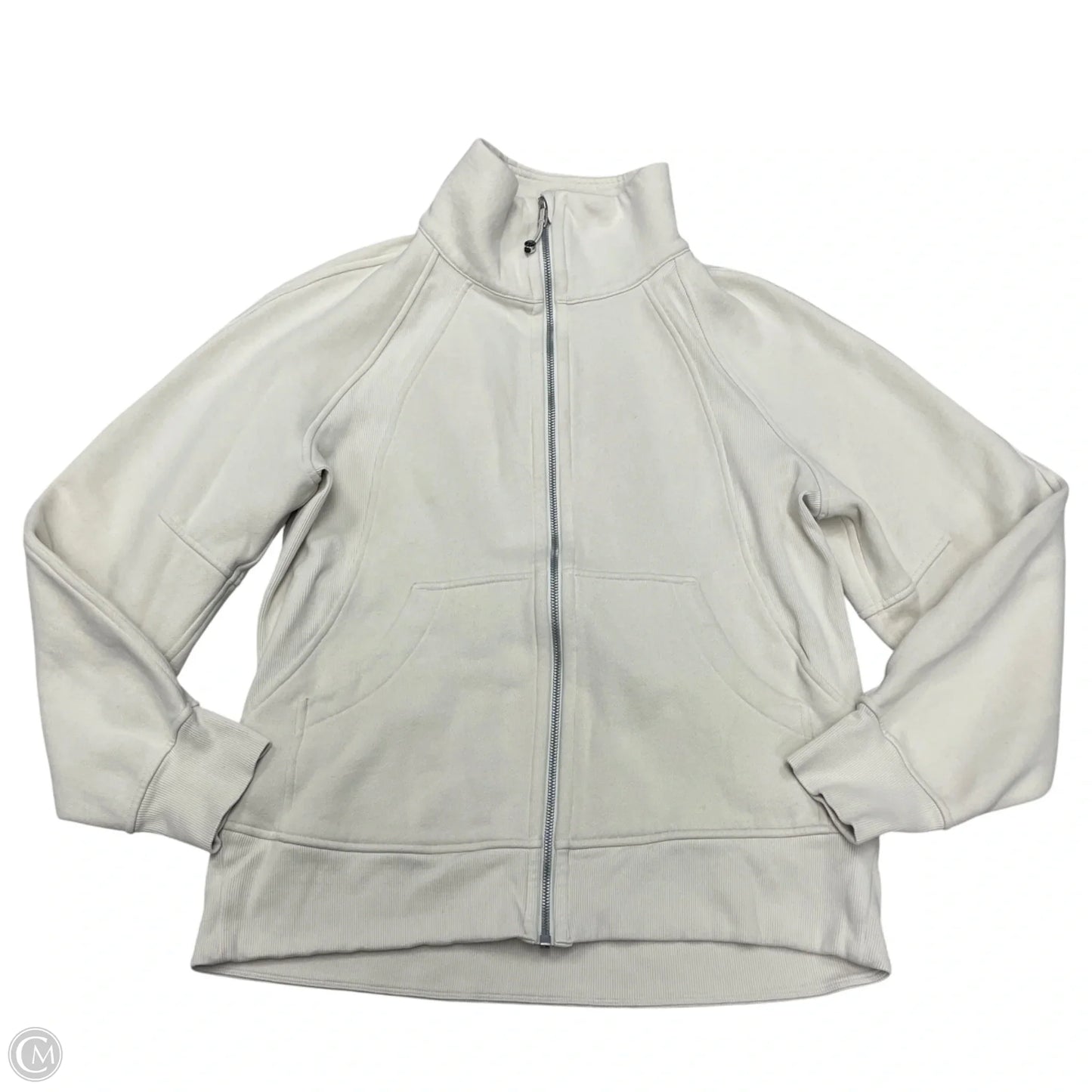 Athletic Sweatshirt Collar By Lululemon In Ivory, Size: Xs