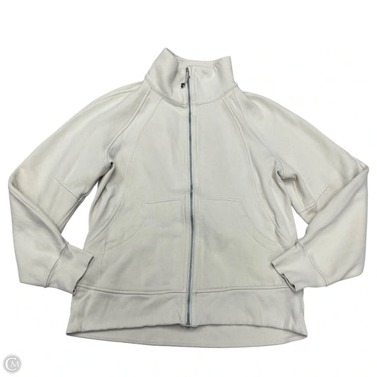 Athletic Sweatshirt Collar By Lululemon In Ivory, Size: Xs