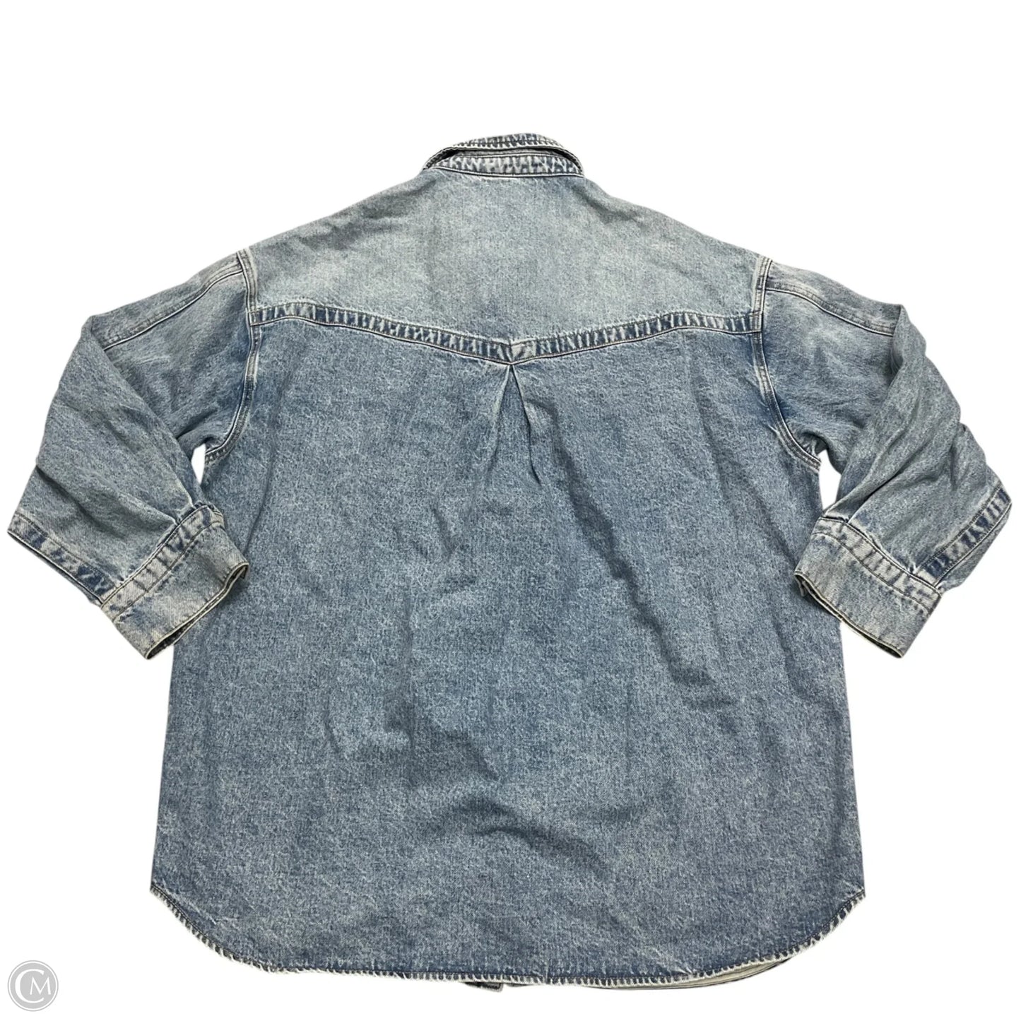 Jacket Denim By Grlfrnd In Blue Denim, Size: M/L