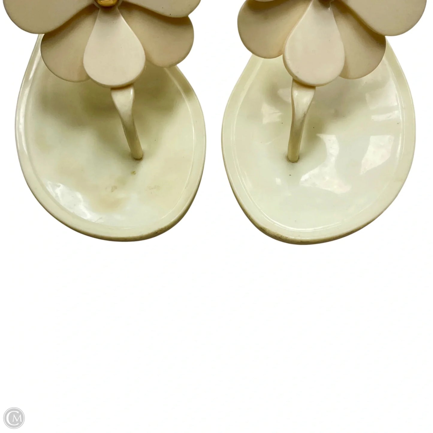 Sandals Designer By Tory Burch In Cream, Size: 6