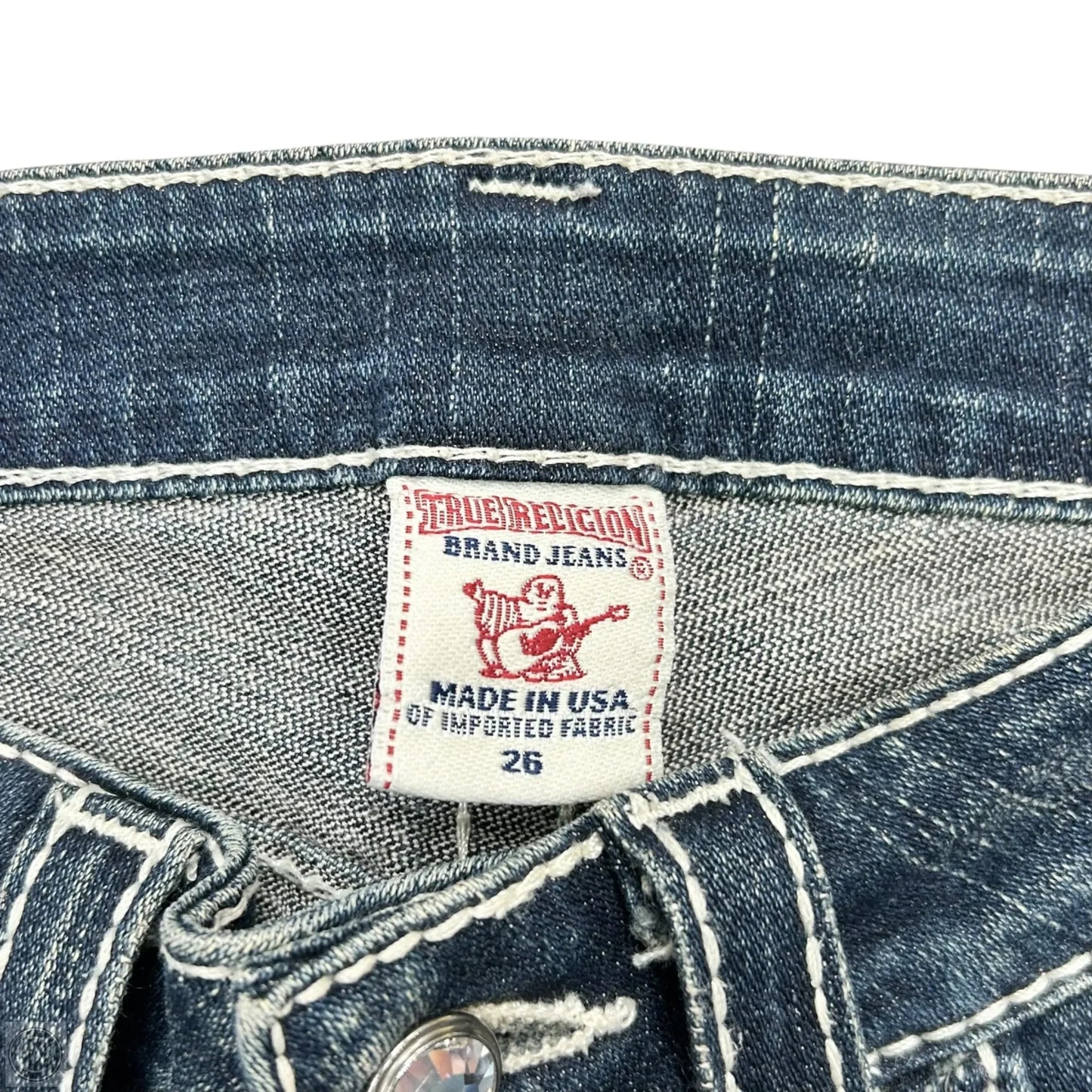 Jeans Skinny By True Religion In Blue Denim, Size: 2