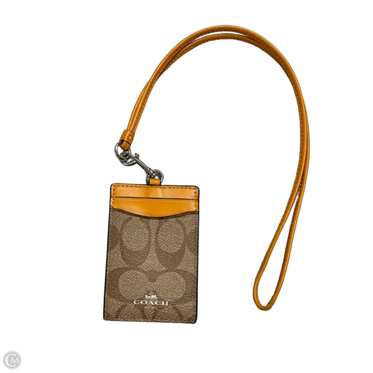 Lanyard Designer By Coach, Size: Small