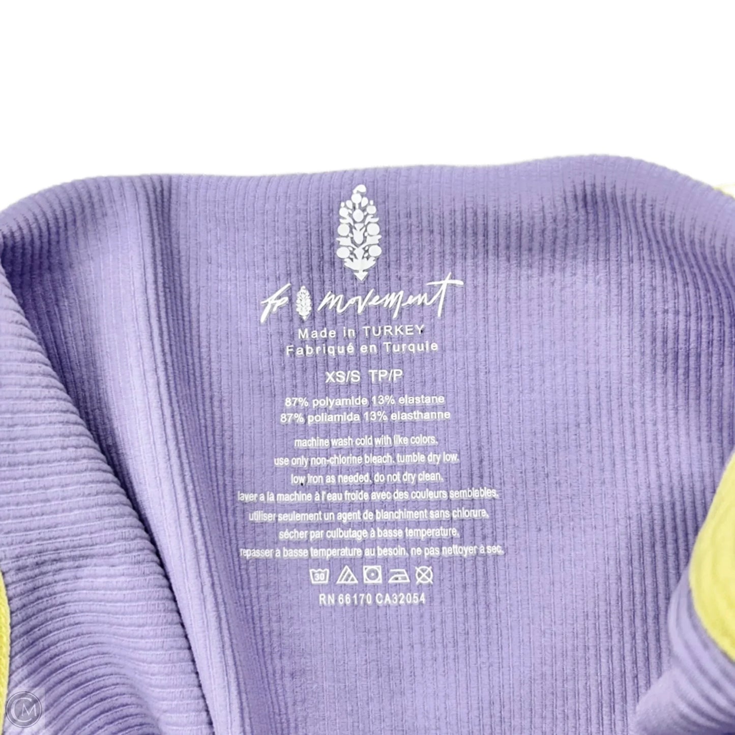 Athletic Shorts 2pc By Free People In Green & Purple, Size: Xs/S