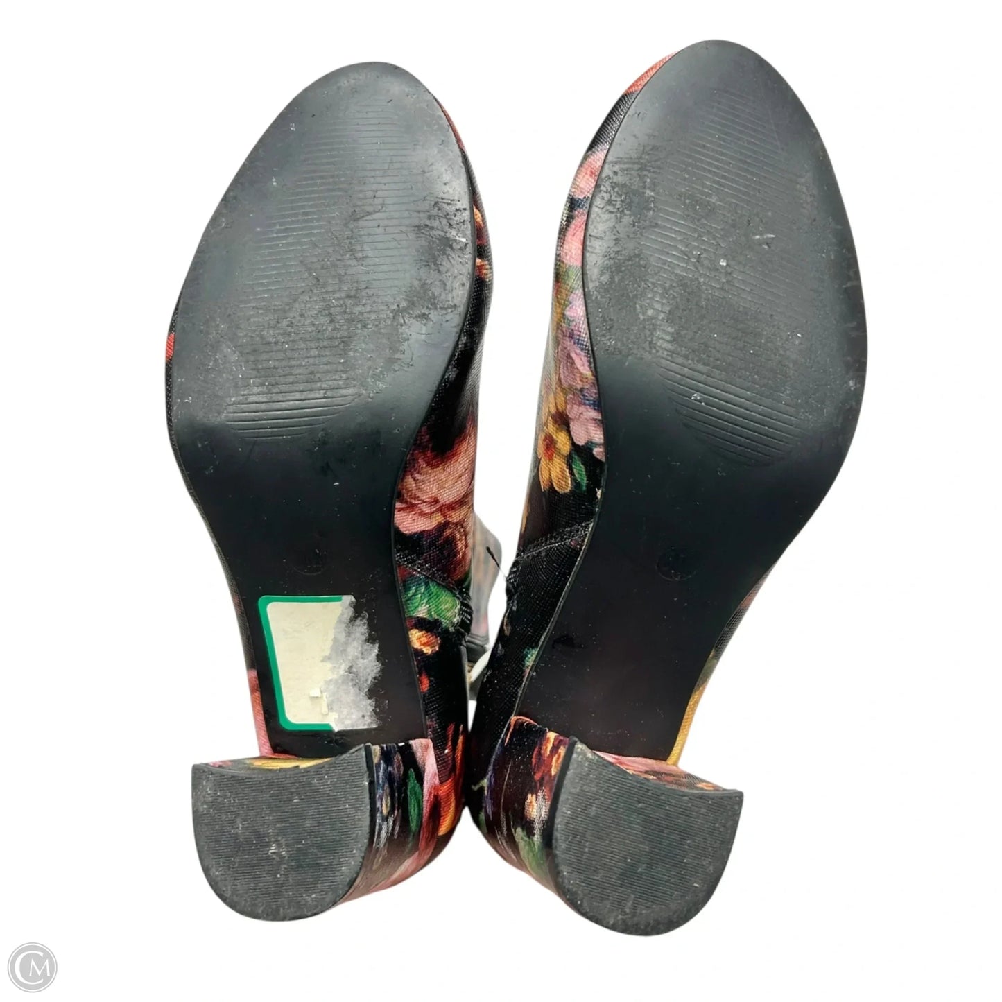 Boots Ankle Heels By Diba In Floral Print, Size: 8