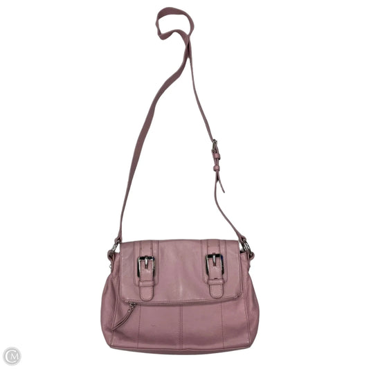 Crossbody Leather By B. Makowsky, Size: Medium