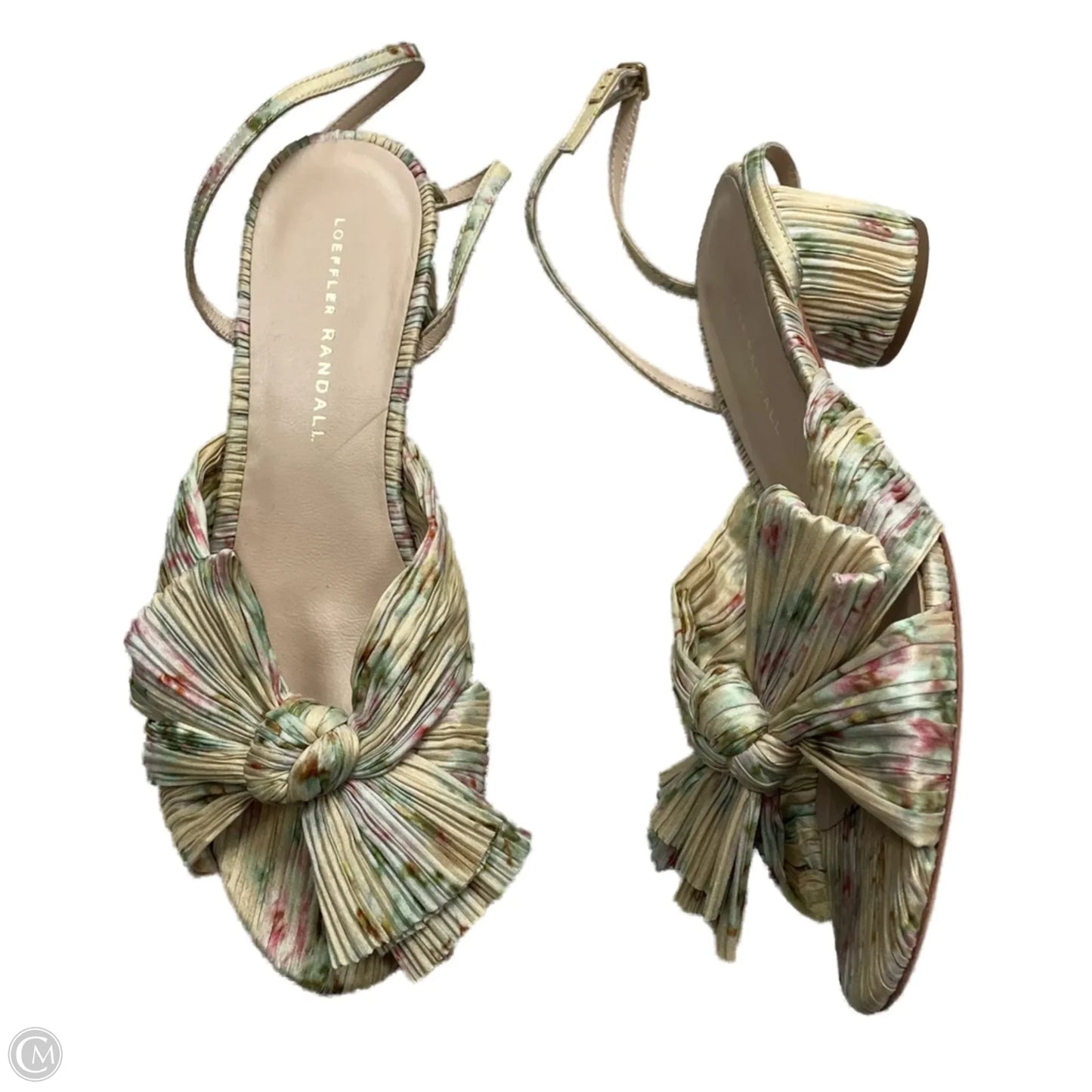 Sandals Heels Block By Loeffler Randall In Multi-colored, Size: 7