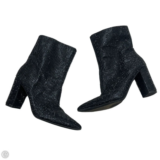 Boots Ankle Heels By Mix No 6 In Black, Size: 8.5