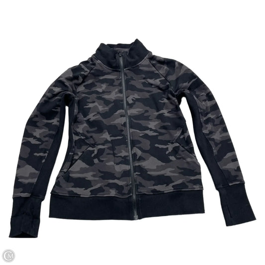Athletic Jacket By Athleta In Camouflage Print, Size: L