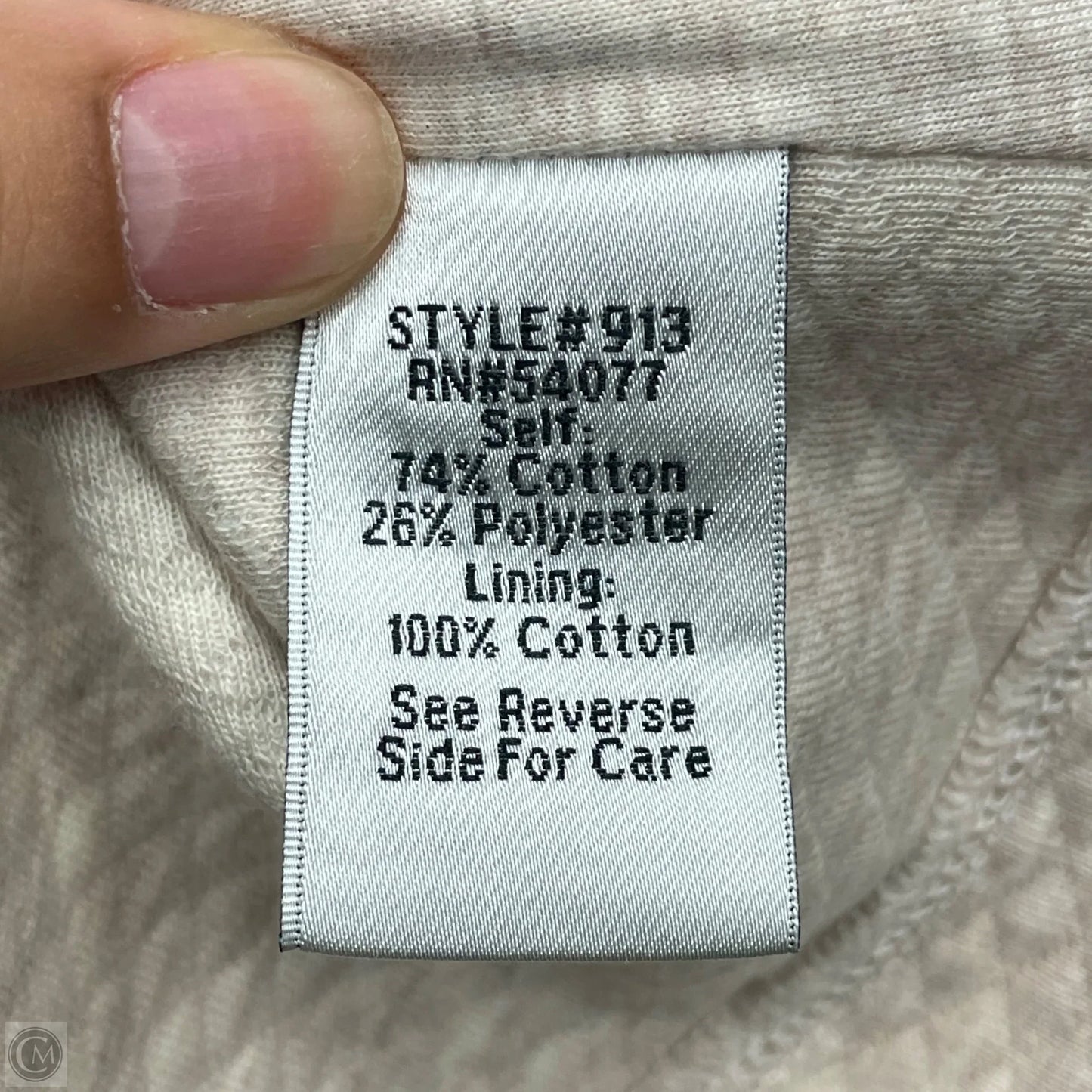 Jacket Moto By Cabi In Cream, Size: M