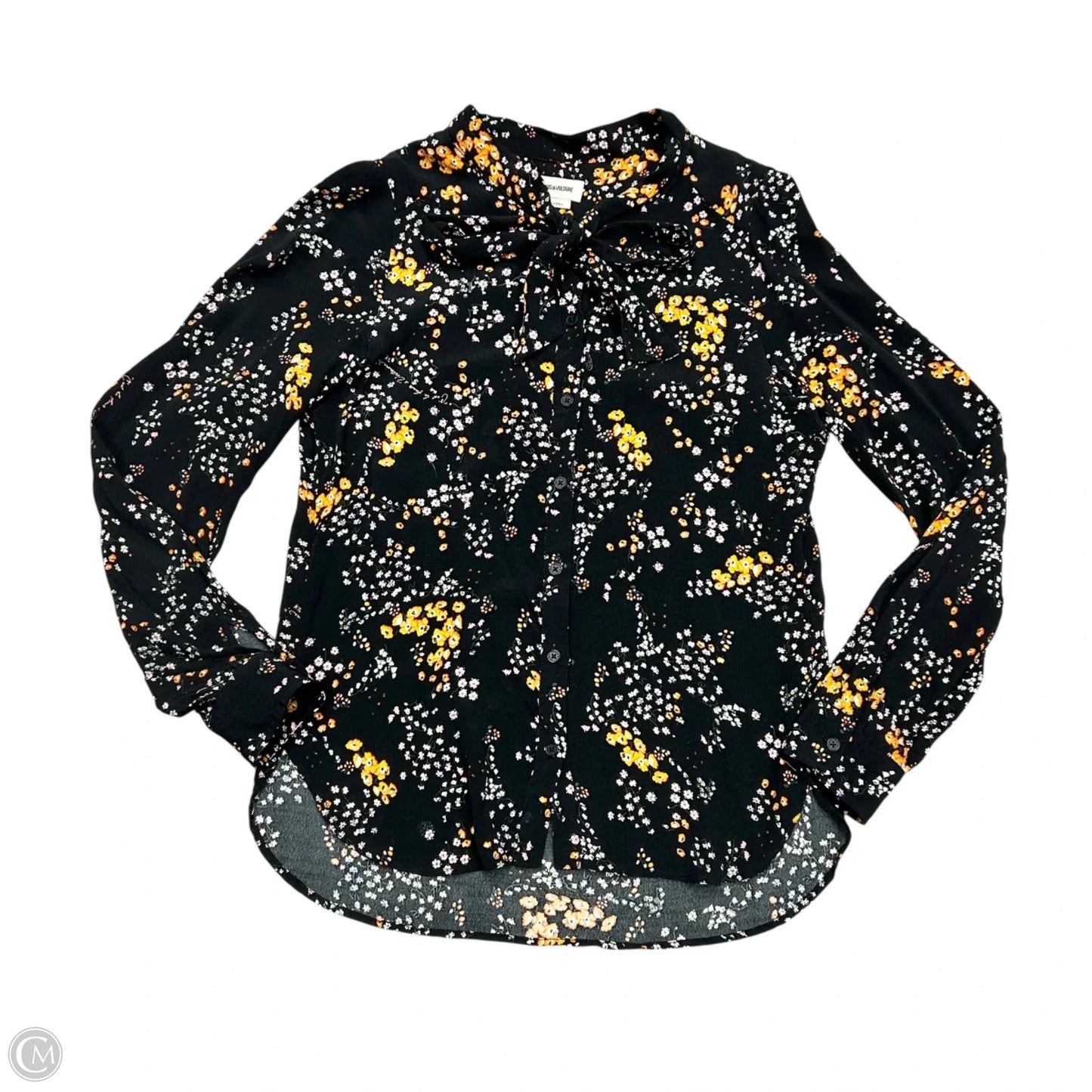 Top Long Sleeve By Zadig And Voltaire In Black, Size: Xs