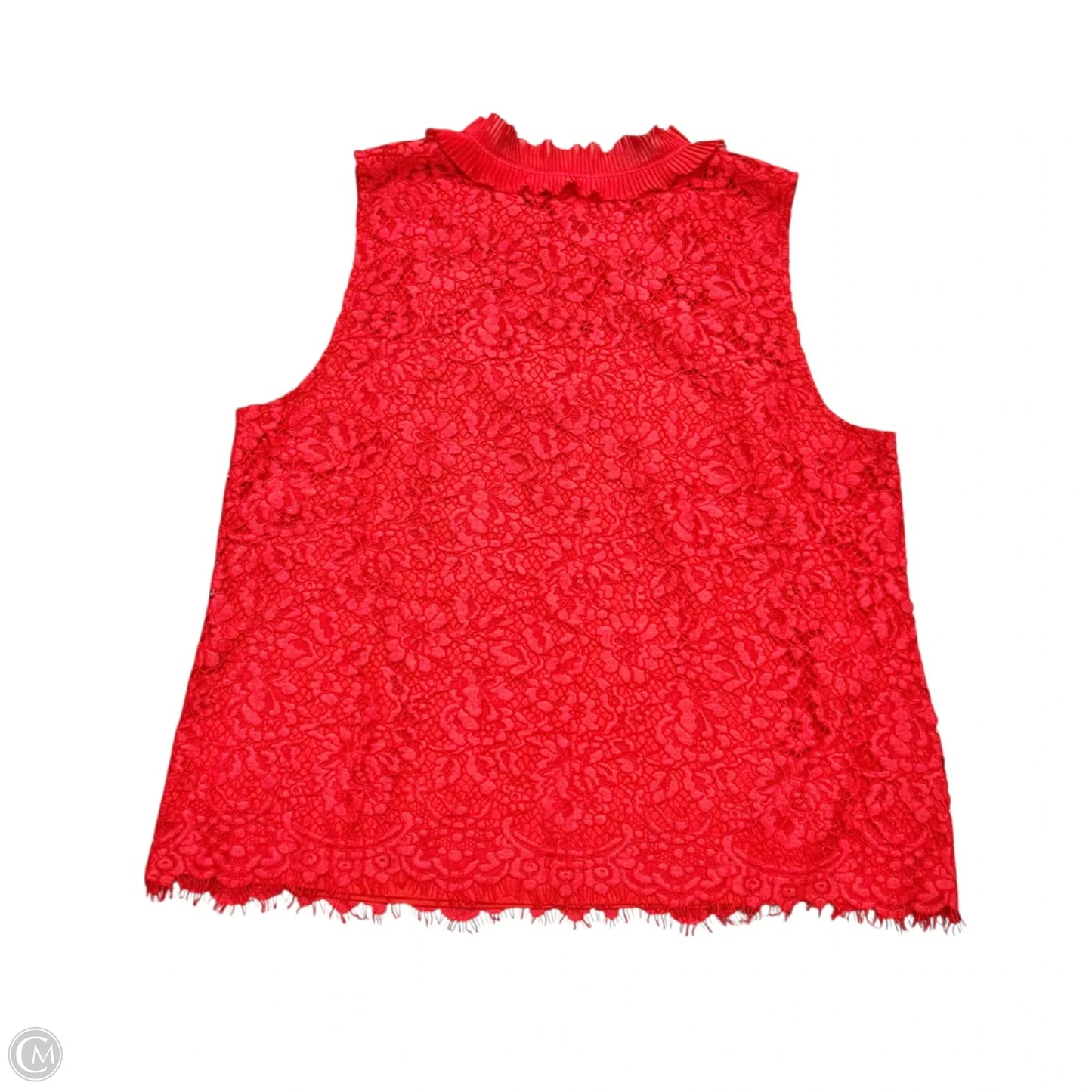 Top Sleeveless By J. Crew In Red, Size: Xl