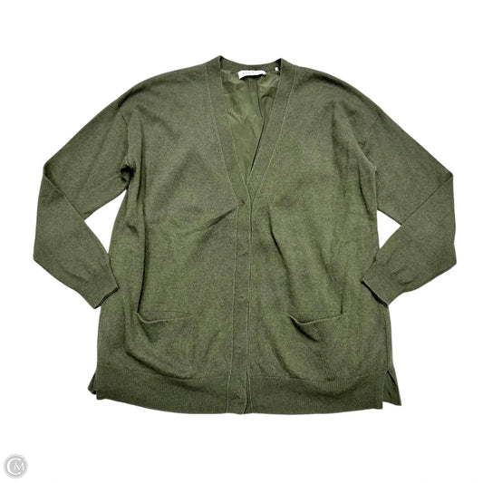 Sweater Cardigan Designer By Sandro In Green, Size: Xs
