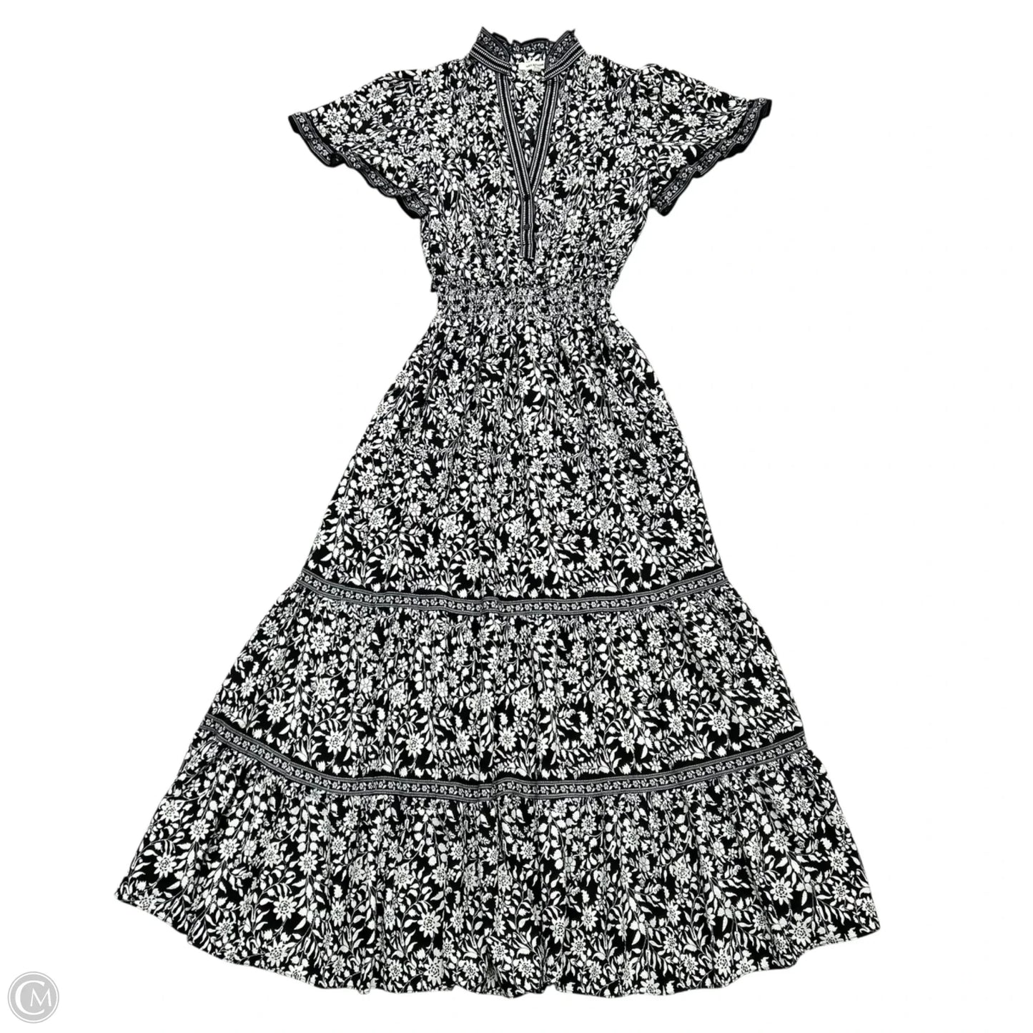 Dress Casual Maxi By Max Studio In Black & White, Size: S