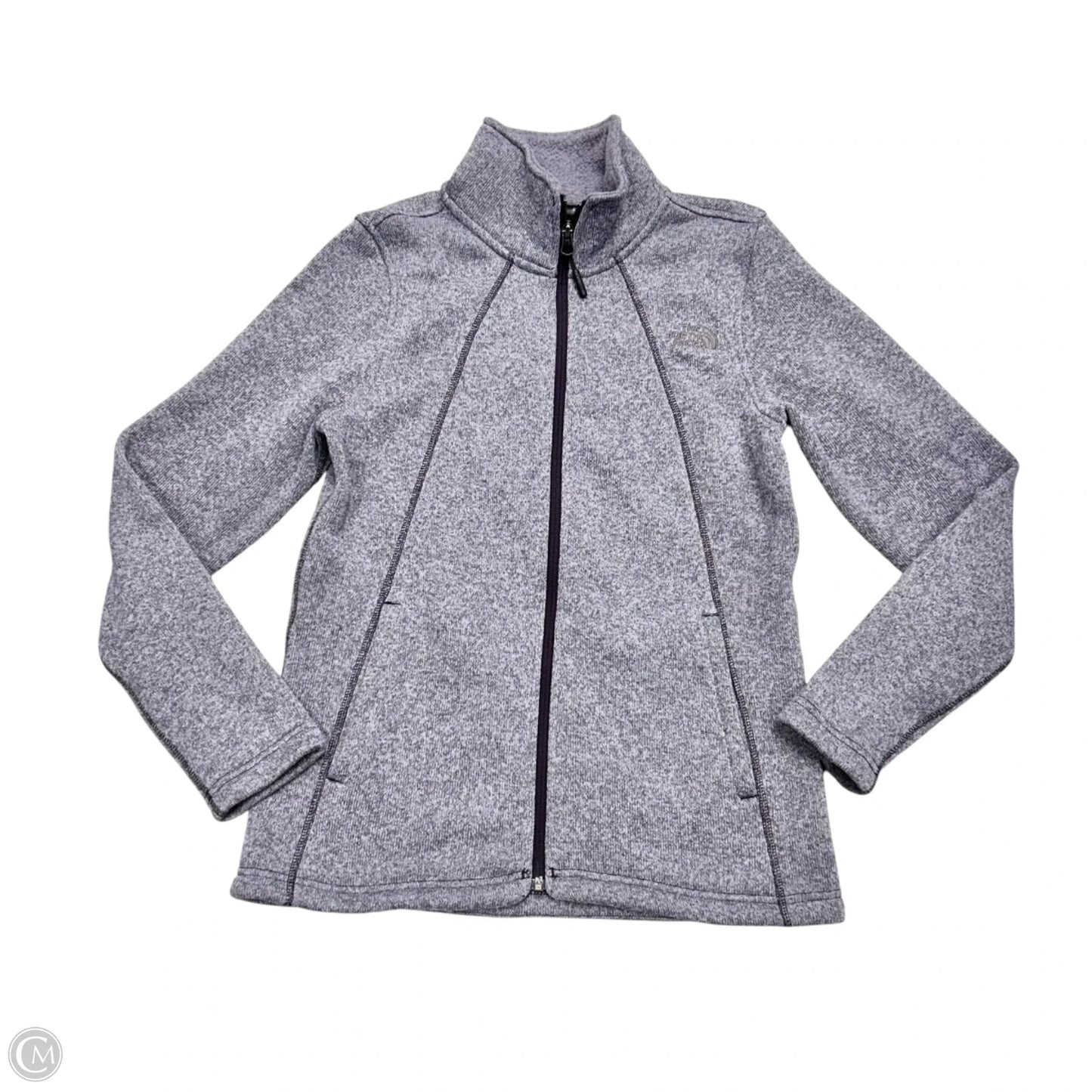 Athletic Jacket By The North Face In Purple, Size: M