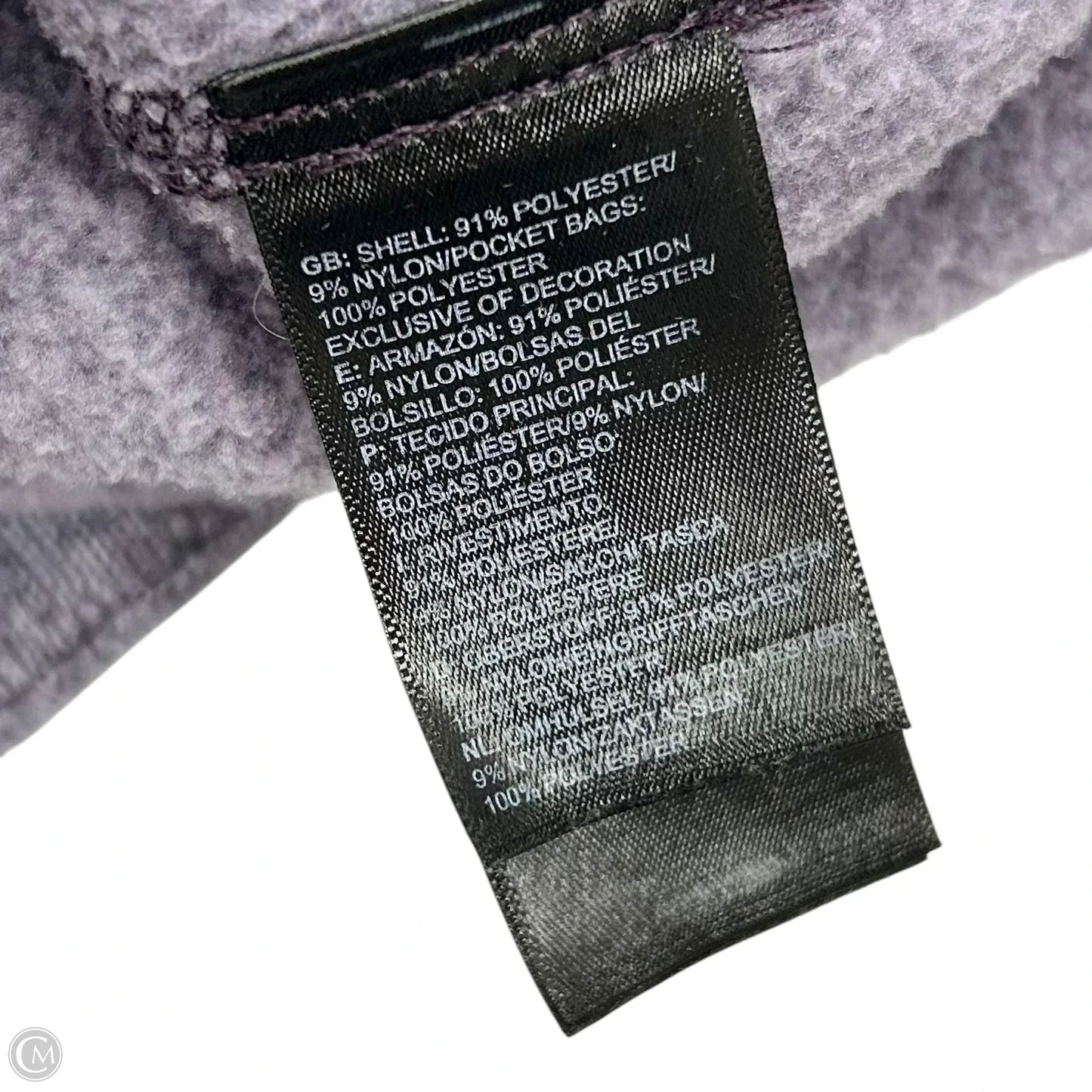 Athletic Jacket By The North Face In Purple, Size: M