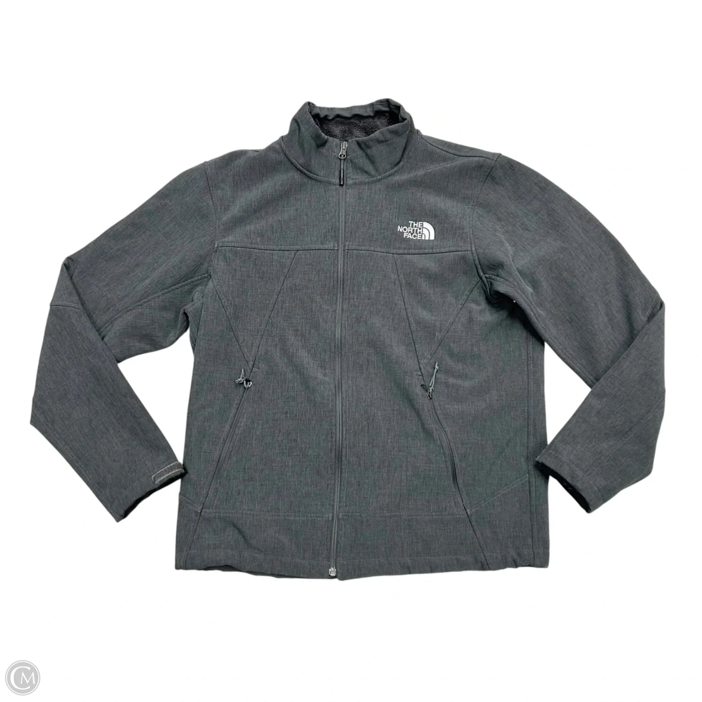Coat Raincoat By The North Face In Grey, Size: L