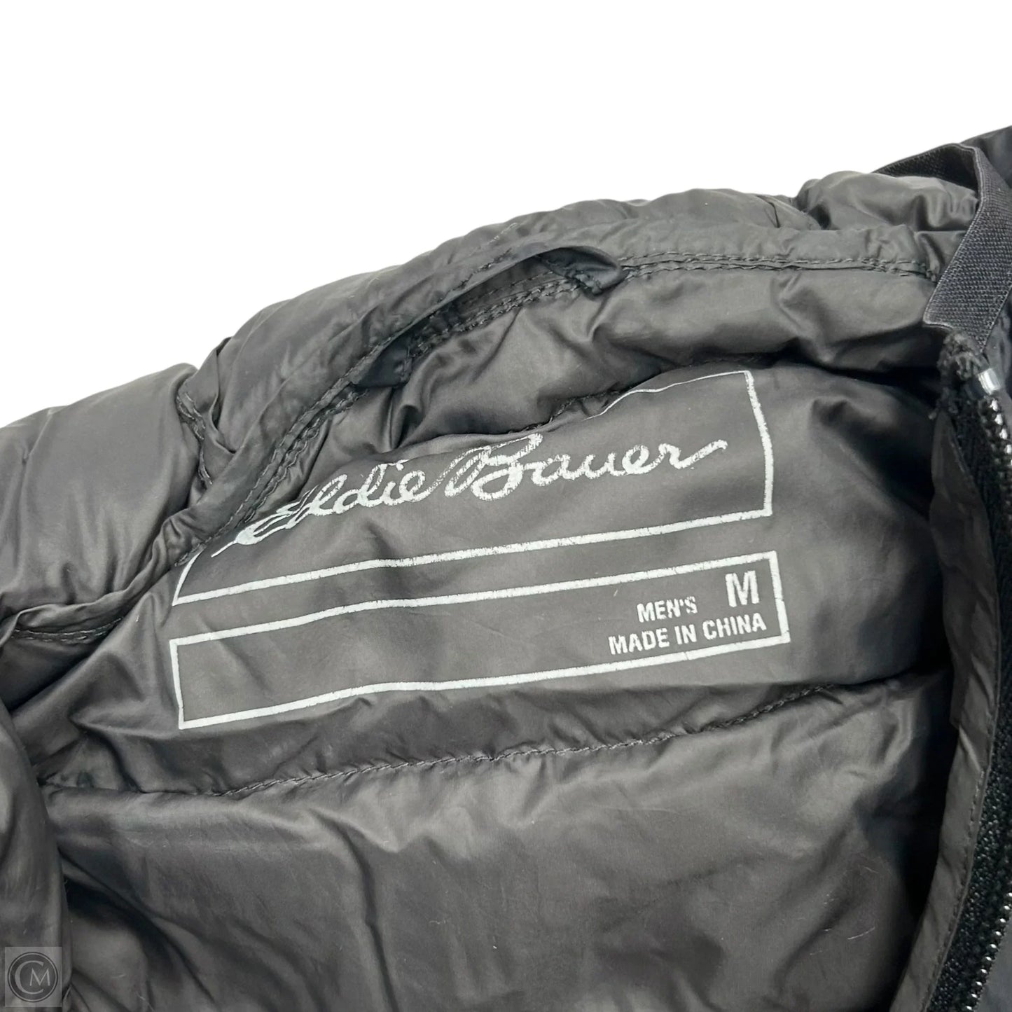 Jacket Puffer & Quilted By Eddie Bauer In Black, Size: L