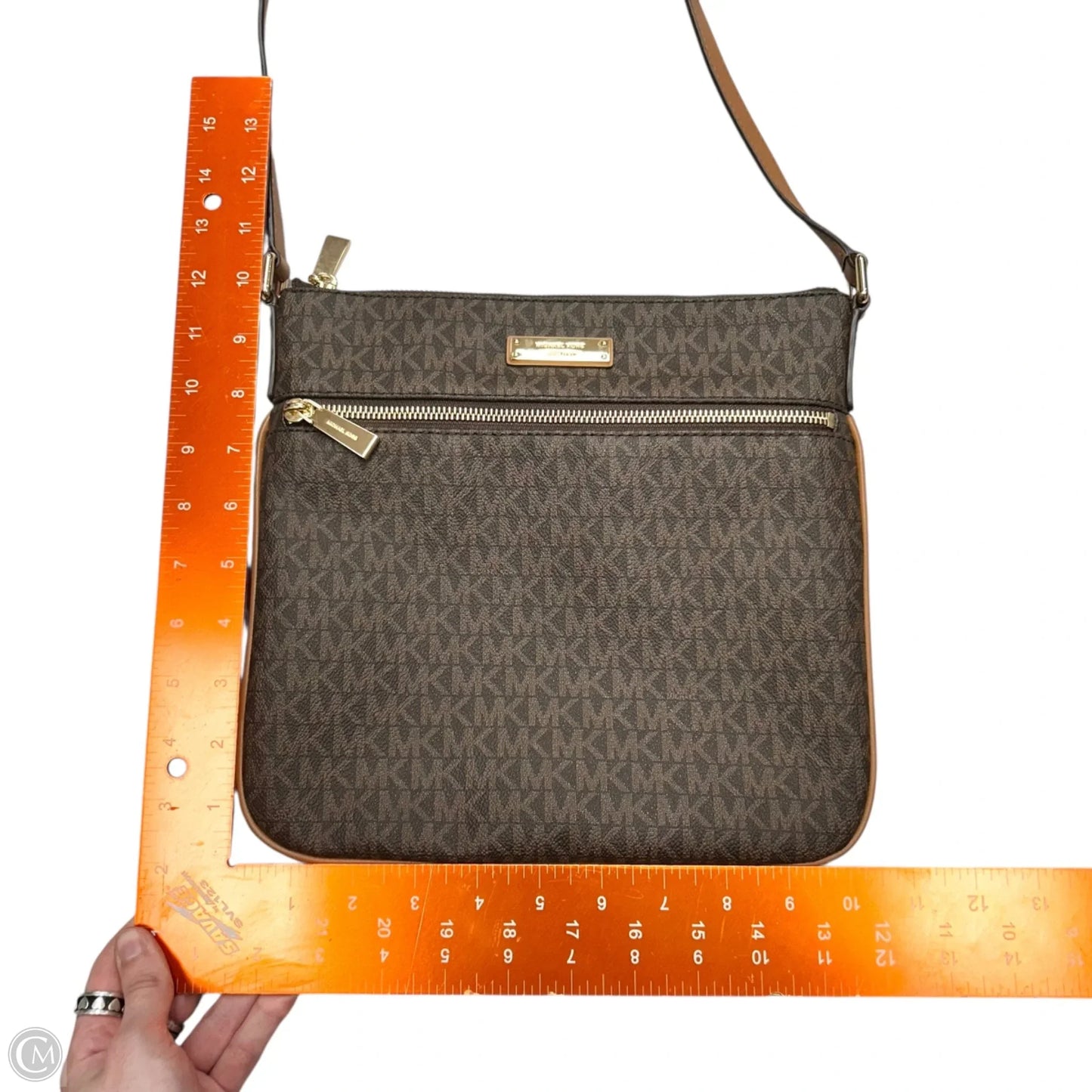 Crossbody Designer By Michael Kors, Size: Medium