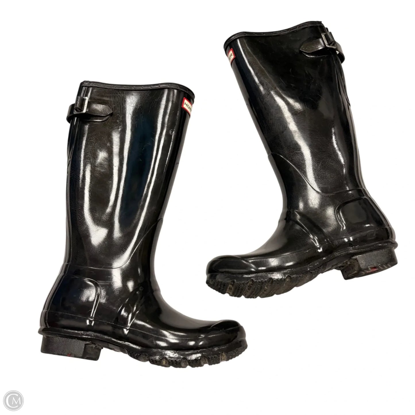 Boots Rain By Hunter In Black, Size: 7