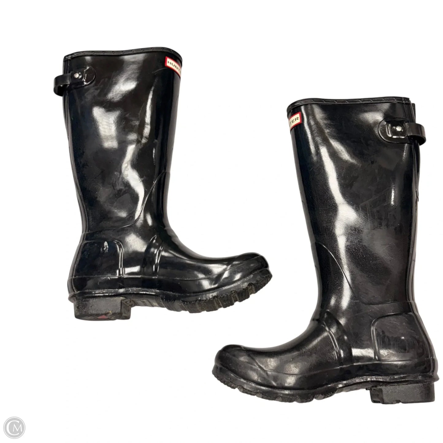 Boots Rain By Hunter In Black, Size: 7