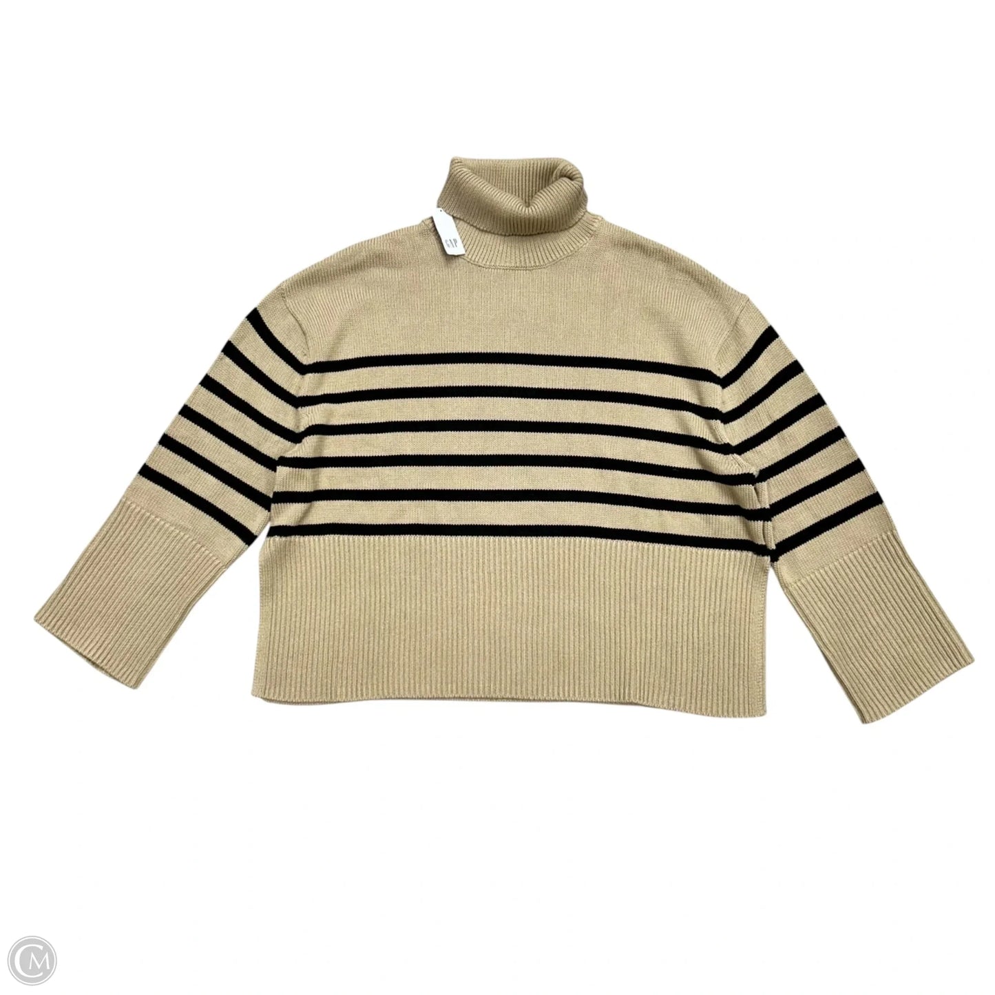 Sweater By Gap In Black & Brown, Size: M