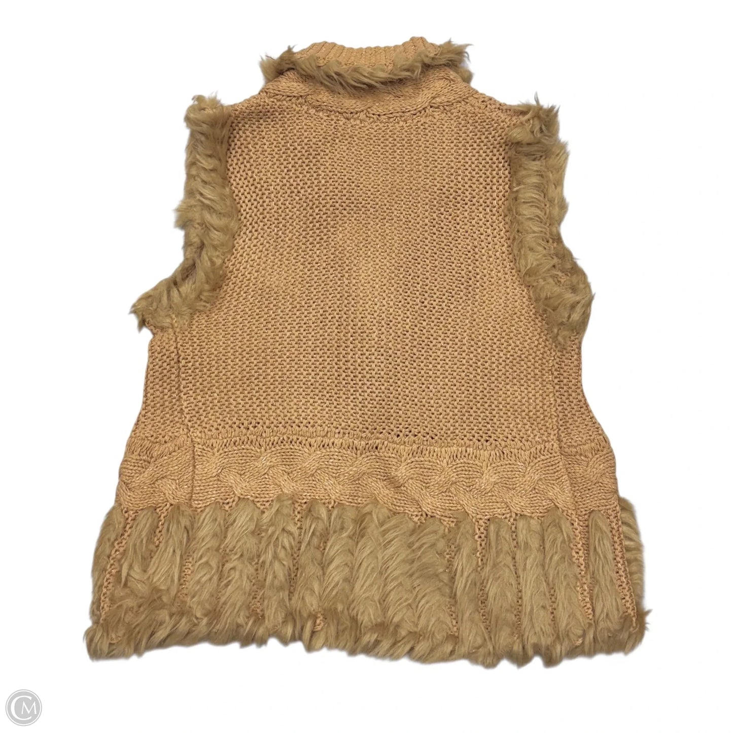 Vest Designer By Lilly Pulitzer In Tan, Size: Xxs