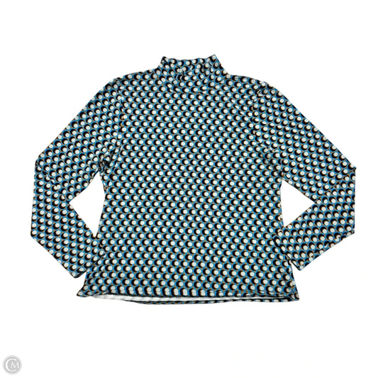 Top Long Sleeve By Maeve In Blue & Brown, Size: Xl