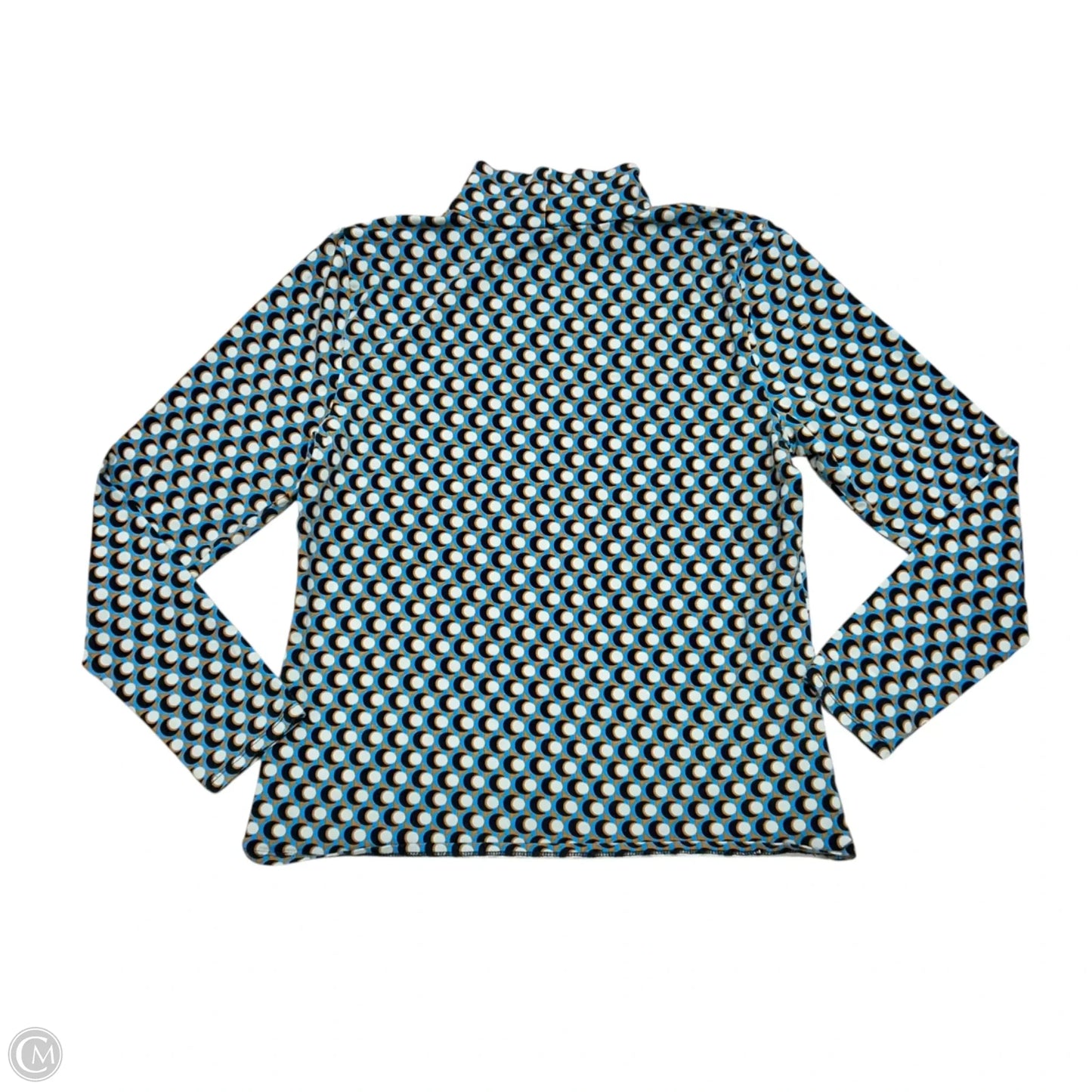 Top Long Sleeve By Maeve In Blue & Brown, Size: Xl